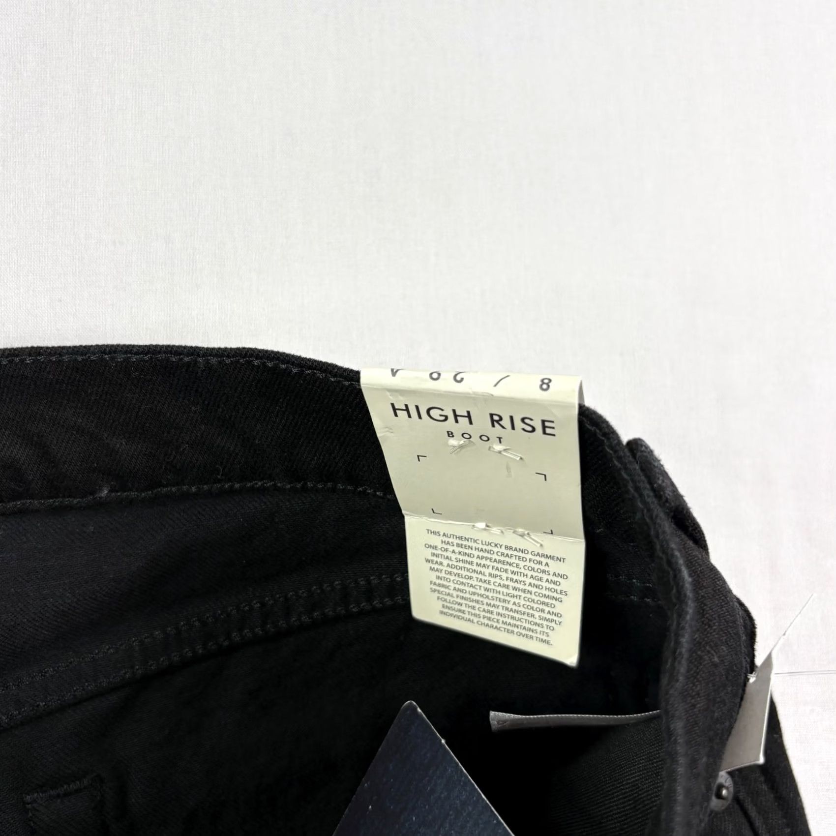 Lucky Brand Lucky Brand Jeans Womens 8/29 Black Mid Rise Straight Ankle Fringed Hem NEW READ Size 30" / US 8 / IT 44 - 5 Thumbnail