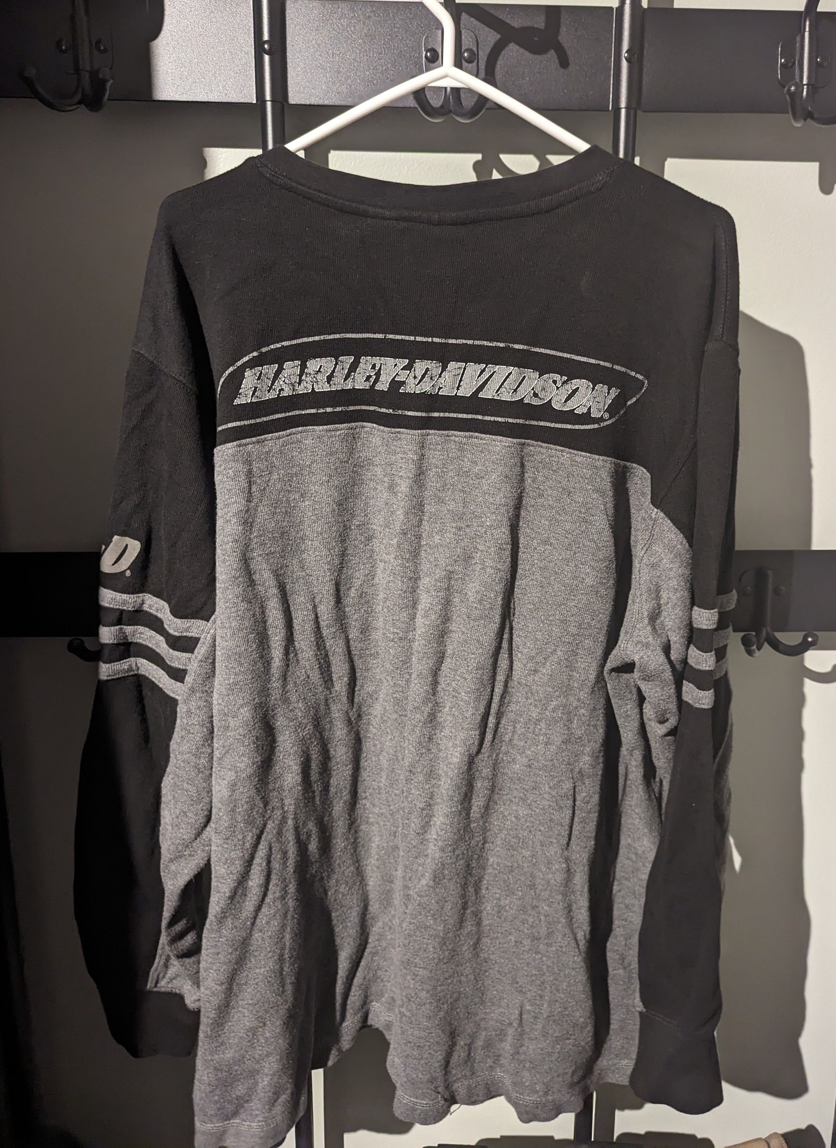 Harley Davidson Vintage Harley Davidson Double Sided Henley Size US XXL / EU 58 / 5 - 2 Thumbnail
