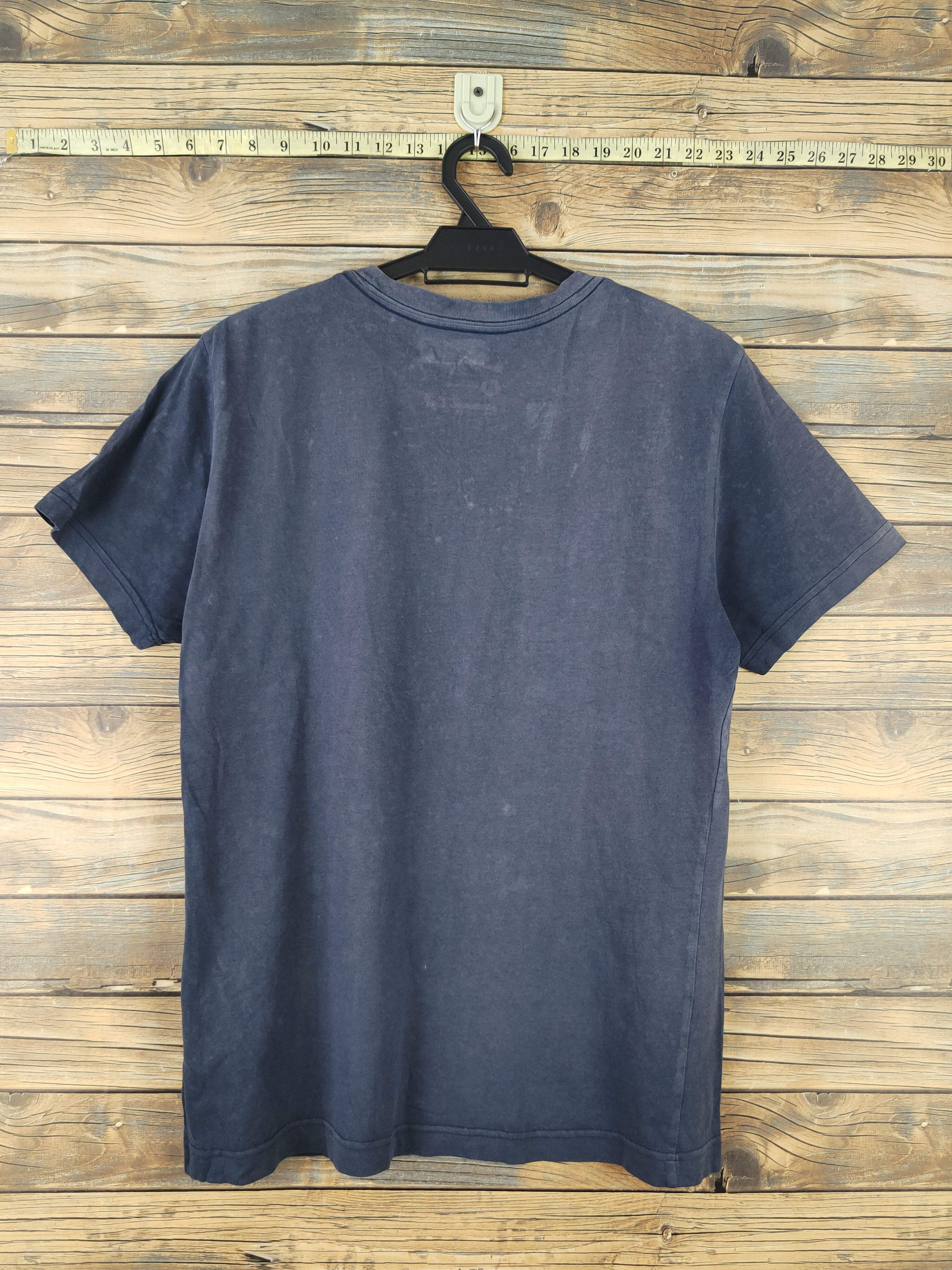 Nike × Vintage DL Nike Navy Faded Short Sleeve T-shirts #648 Size US M / EU 48-50 / 2 - 8 Thumbnail