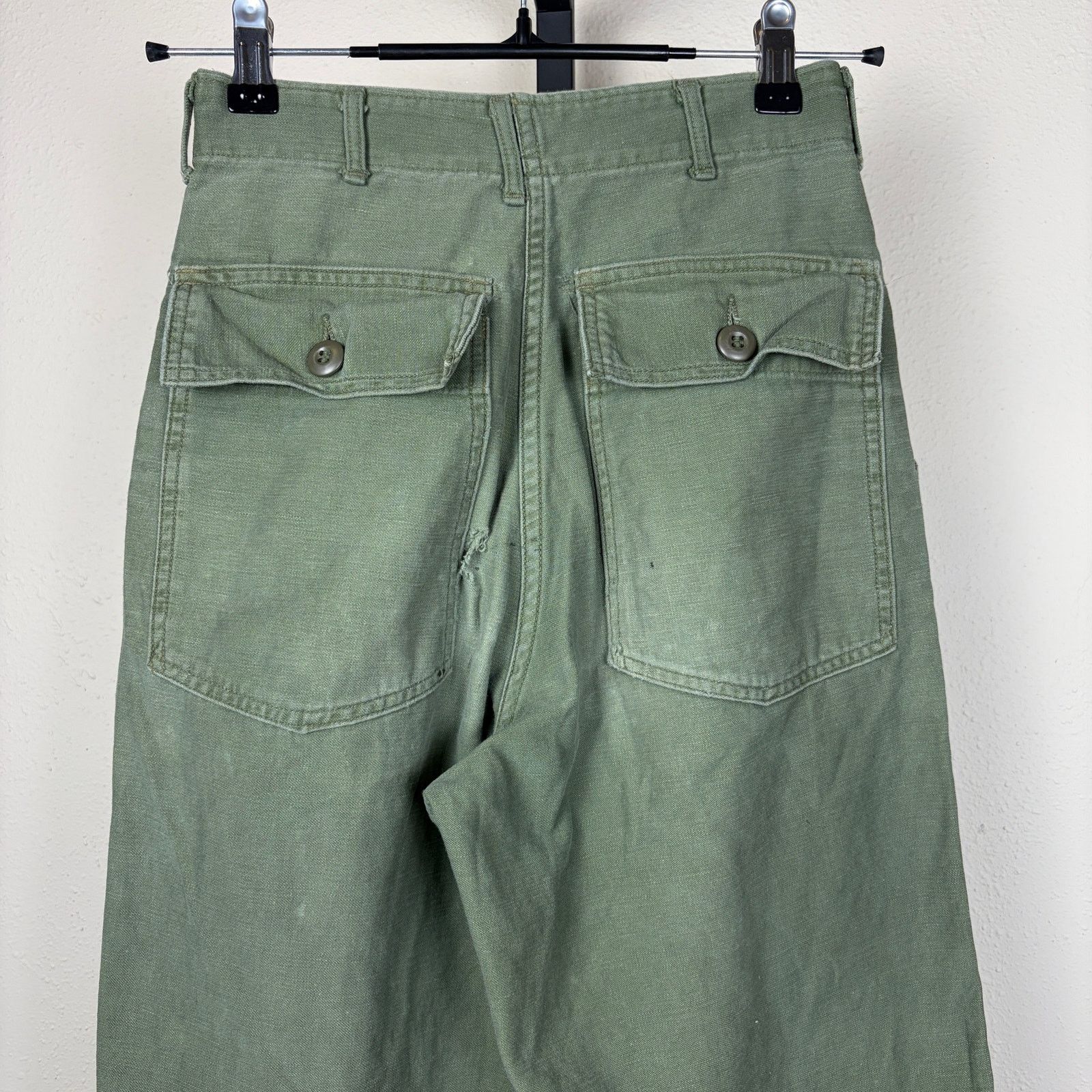 Other VTG Military Fatigue OG107 Button Fly Army Sateen Sz24 Pants Size US 26 / EU 42 - 6 Thumbnail