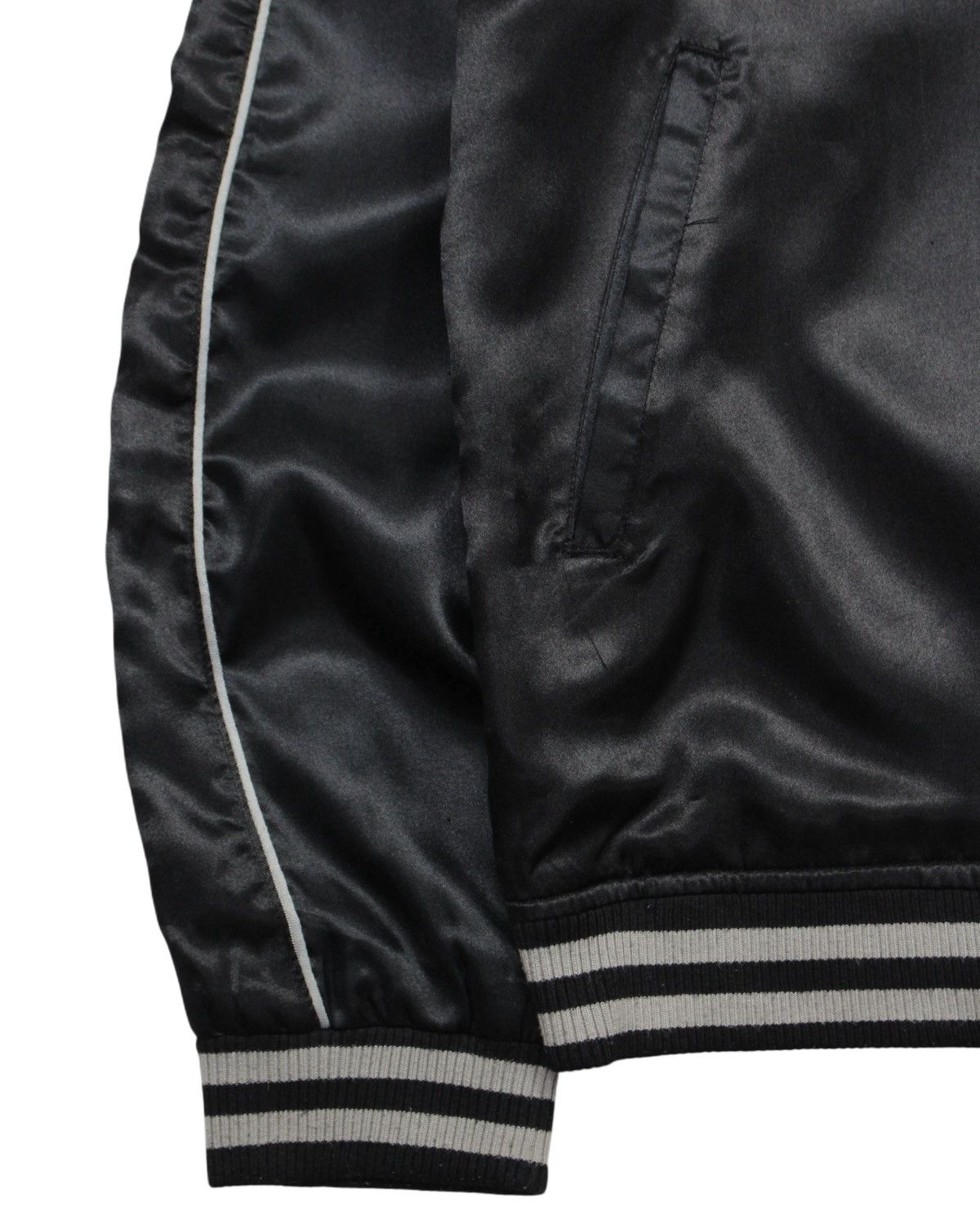 Bullet Noise 2000S BULLET NOISE BLACK TIGER SUKAJAN SATIN JACKET Size US M / EU 48-50 / 2 - 7 Thumbnail