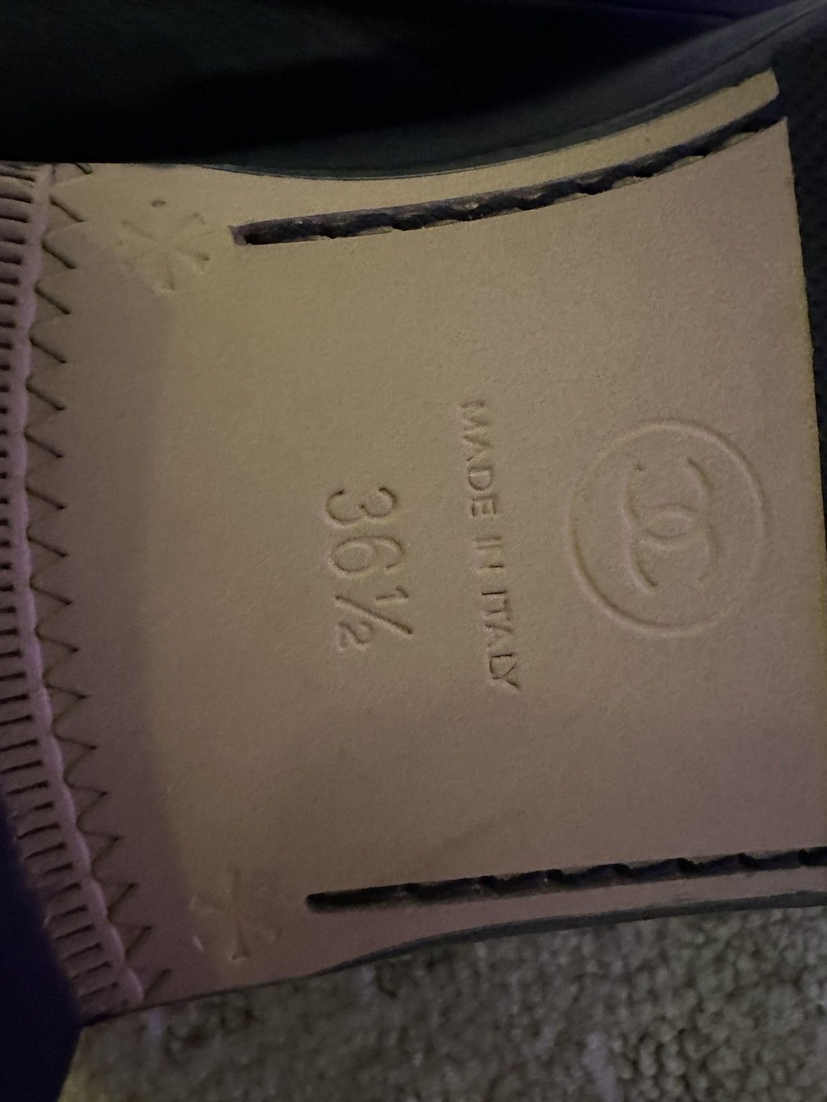 Chanel CHANEL BLACK LEATHER LOAFERS Size US 6.5 / IT 36.5 - 5 Thumbnail