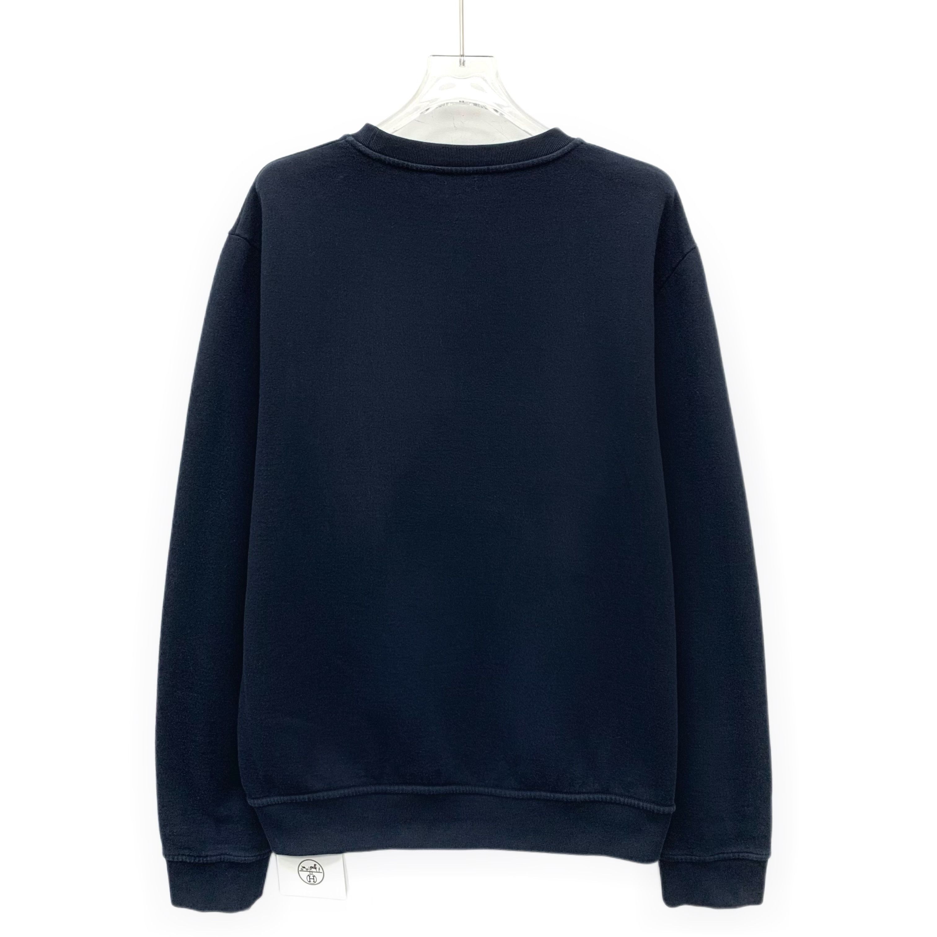 Hermes Hermès Geometric Sweatshirt Navy (L) Size US L / EU 52-54 / 3 - 2 Thumbnail