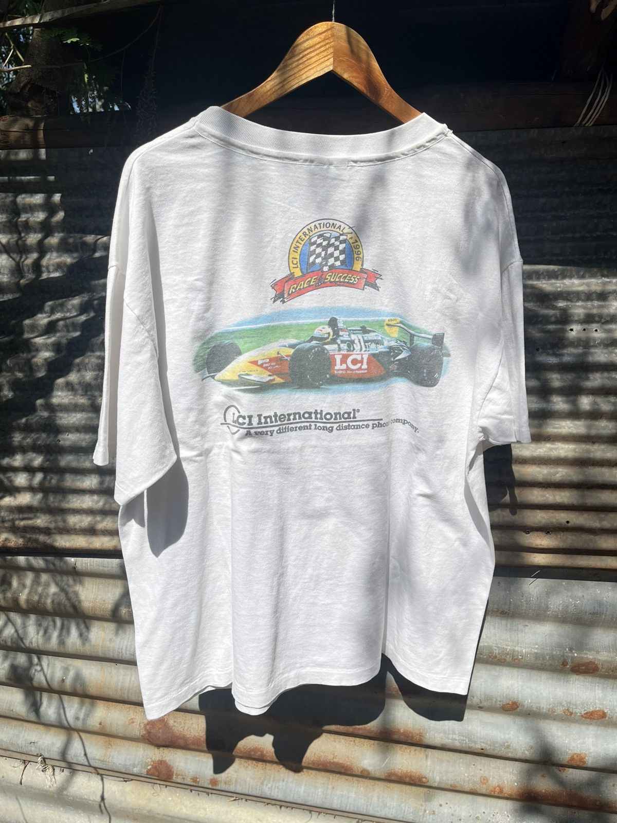 Vintage Early 90s Formula 1 / AGS Honda / LCI International Promotee Size US XL / EU 56 / 4 - 1 Thumbnail