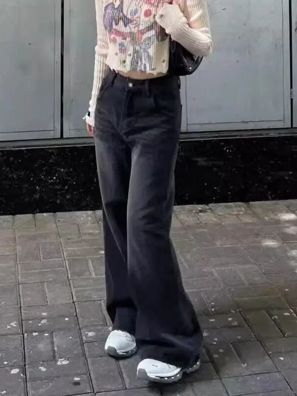 Japanese Brand × Jean Retro loose straight leg high street jeans Size US 32 / EU 48 - 4 Thumbnail