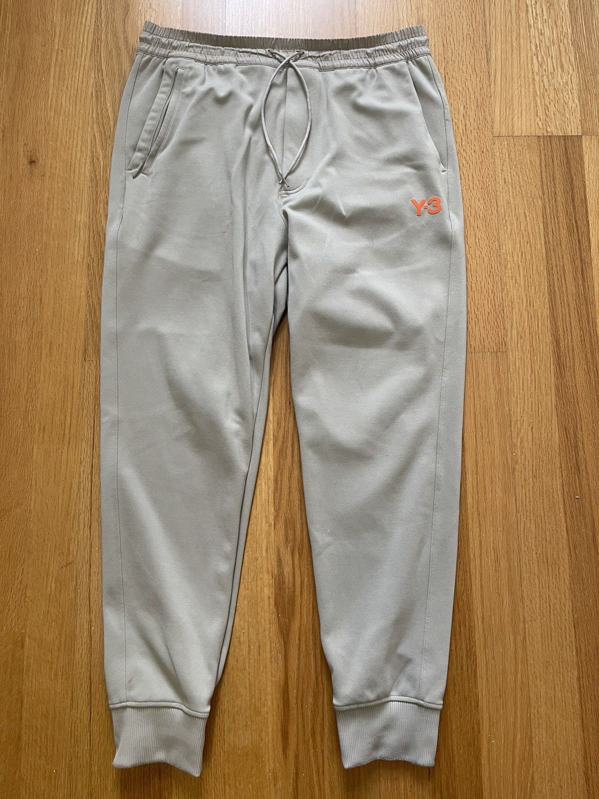 Adidas × Y-3 Beige Y-3 Track Pants Size US 32 / EU 48 - 1 Thumbnail