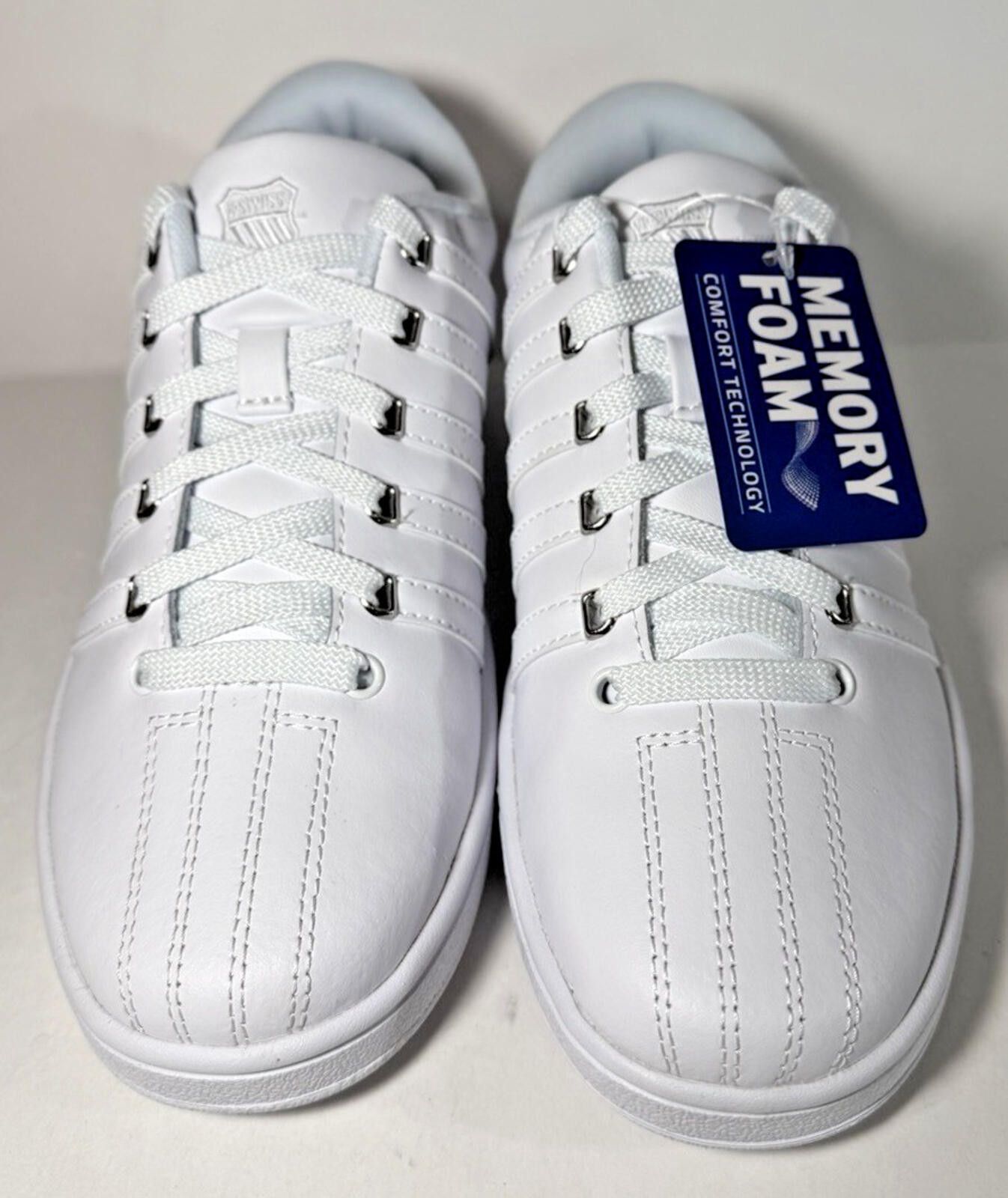 K-Swiss K-SWISS Court Pro II CMF Women's Casual Sneaker White/Silver Size US 8 / EU 41 - 4 Thumbnail
