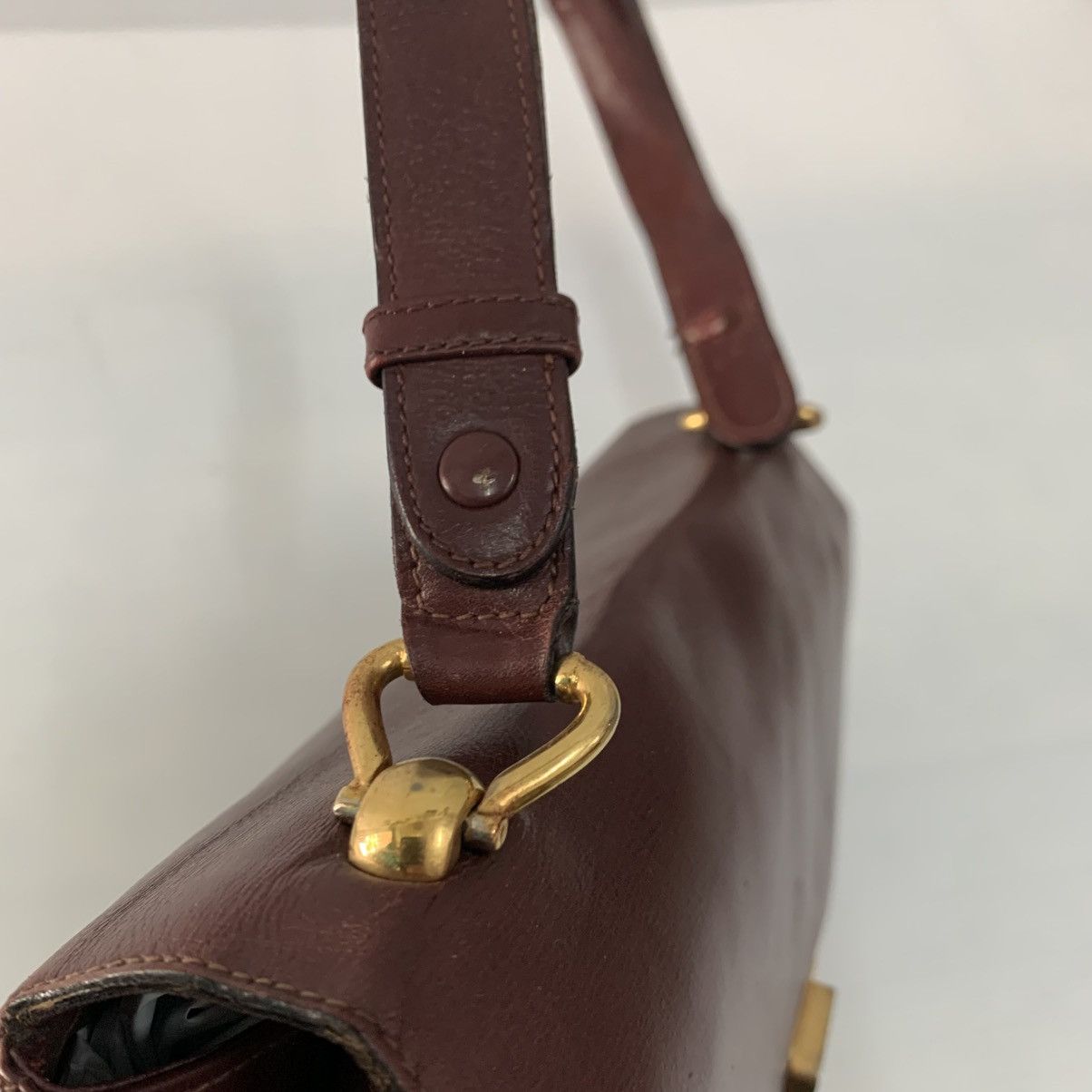 Celine Celine Box Vintage Leather Handbag Size ONE SIZE - 10 Thumbnail