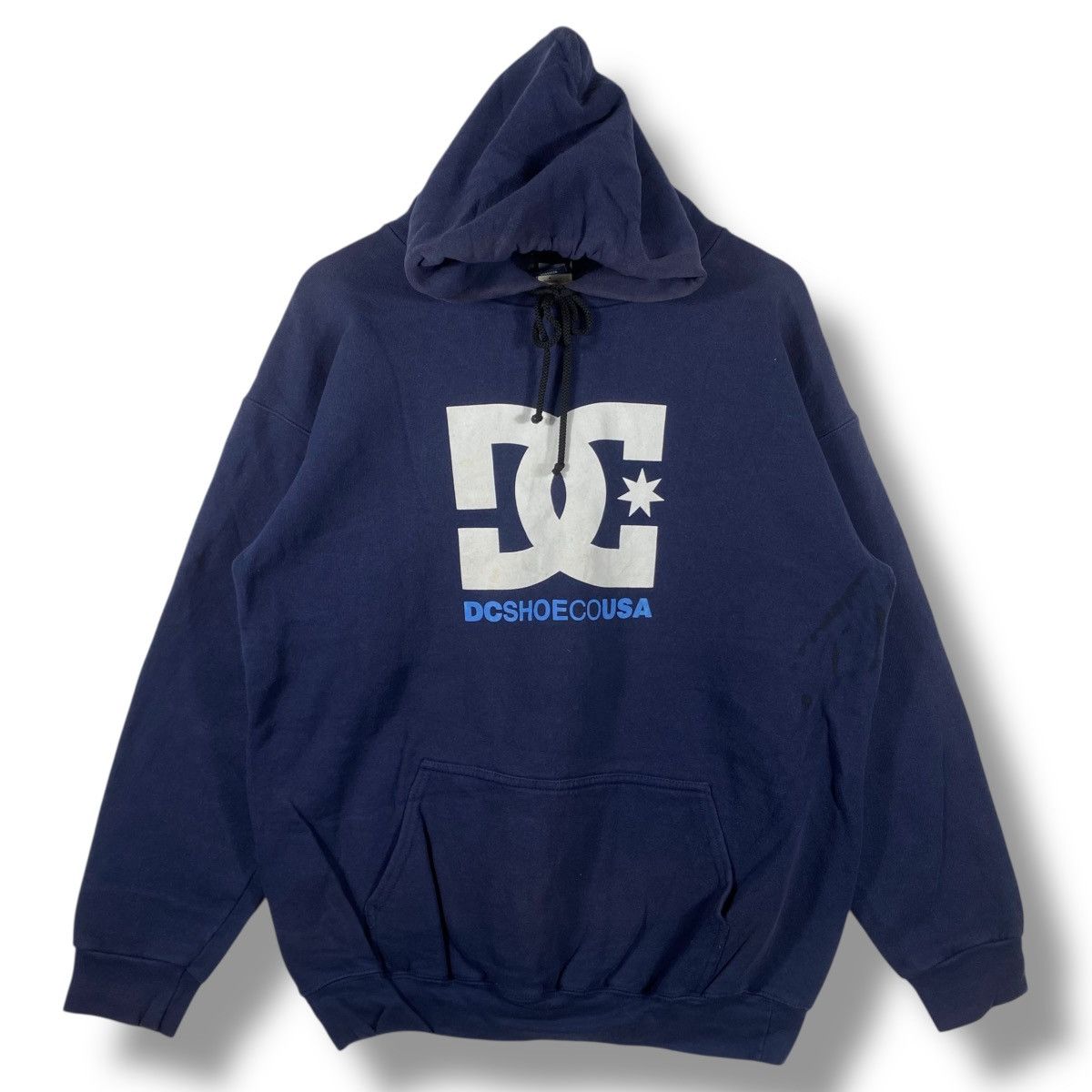 DC Vintage 00's DC SHOE Big Logo Hoodie Pullover Large Size Size US L / EU 52-54 / 3 - 1 Thumbnail