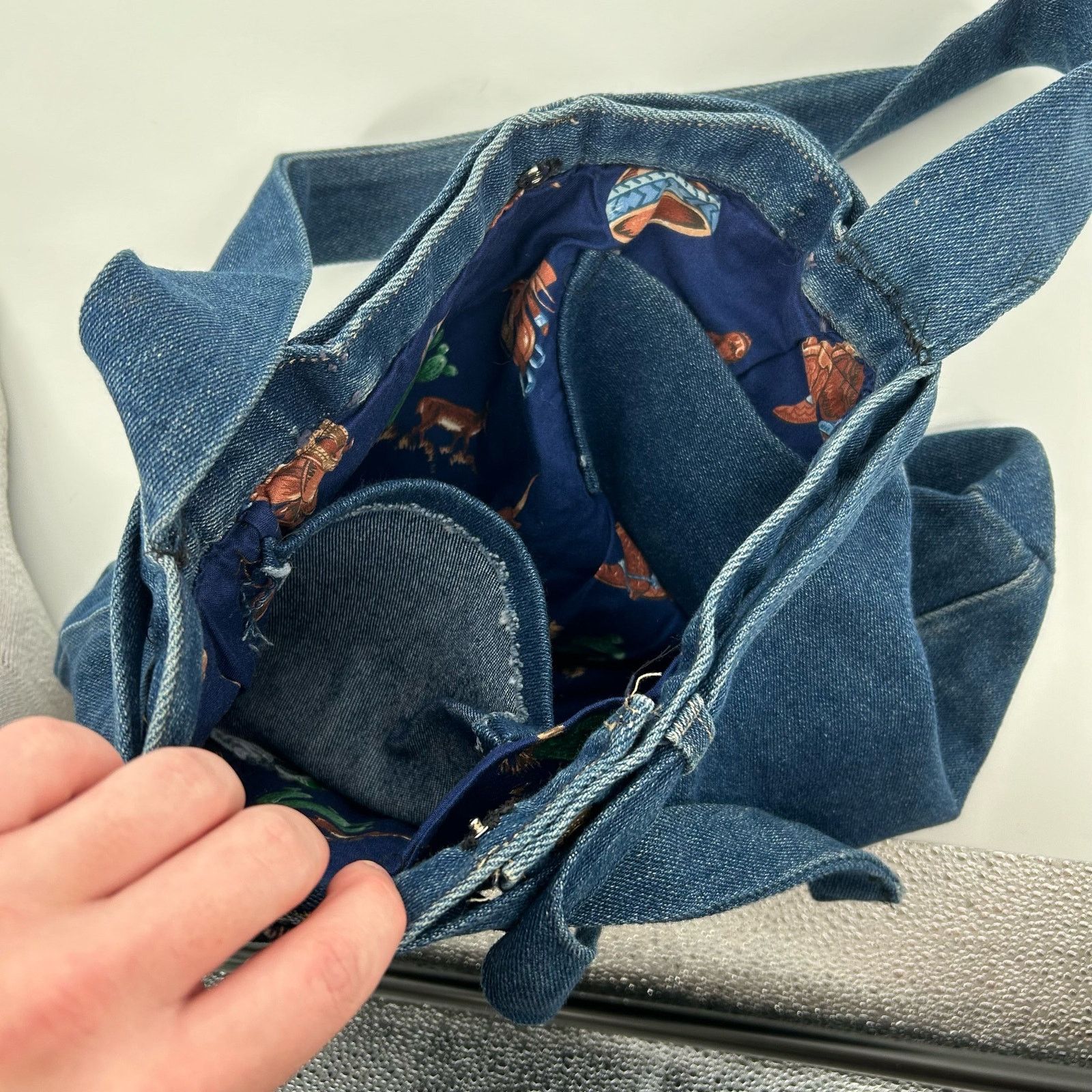 Levi's Vintage 80s 90s women's blue Levi's orange tab shoulder bag Size ONE SIZE - 5 Thumbnail