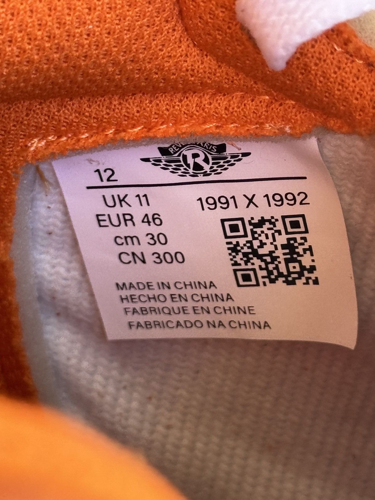 Other DS Reves Paris x AIR KIY 85 HI - Orange White Sail Size US 12 / EU 45 - 7 Thumbnail