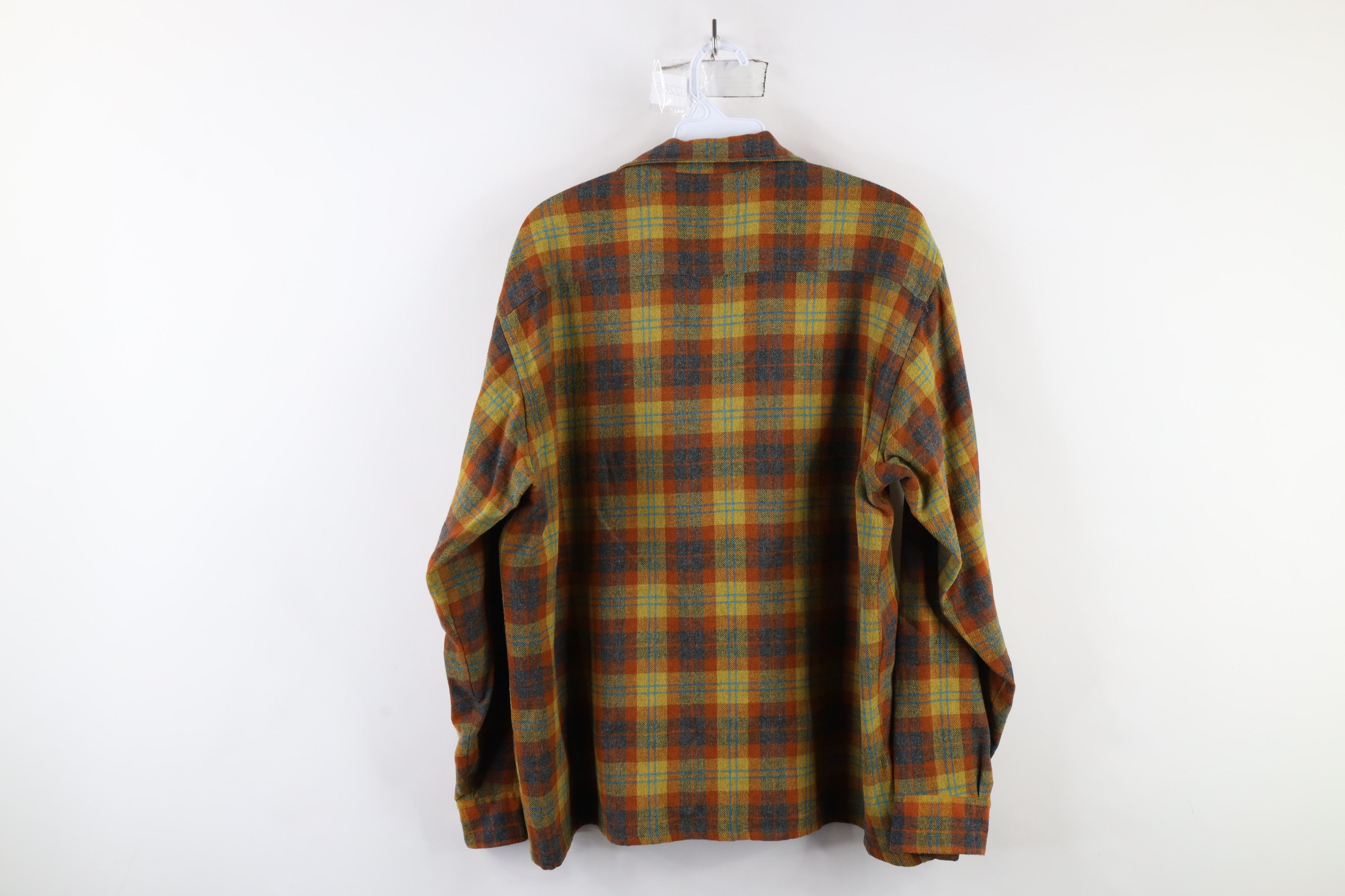 Vintage Vintage 50s 60s Rockabilly Board Button Shirt Plaid USA Size US L / EU 52-54 / 3 - 9 Thumbnail
