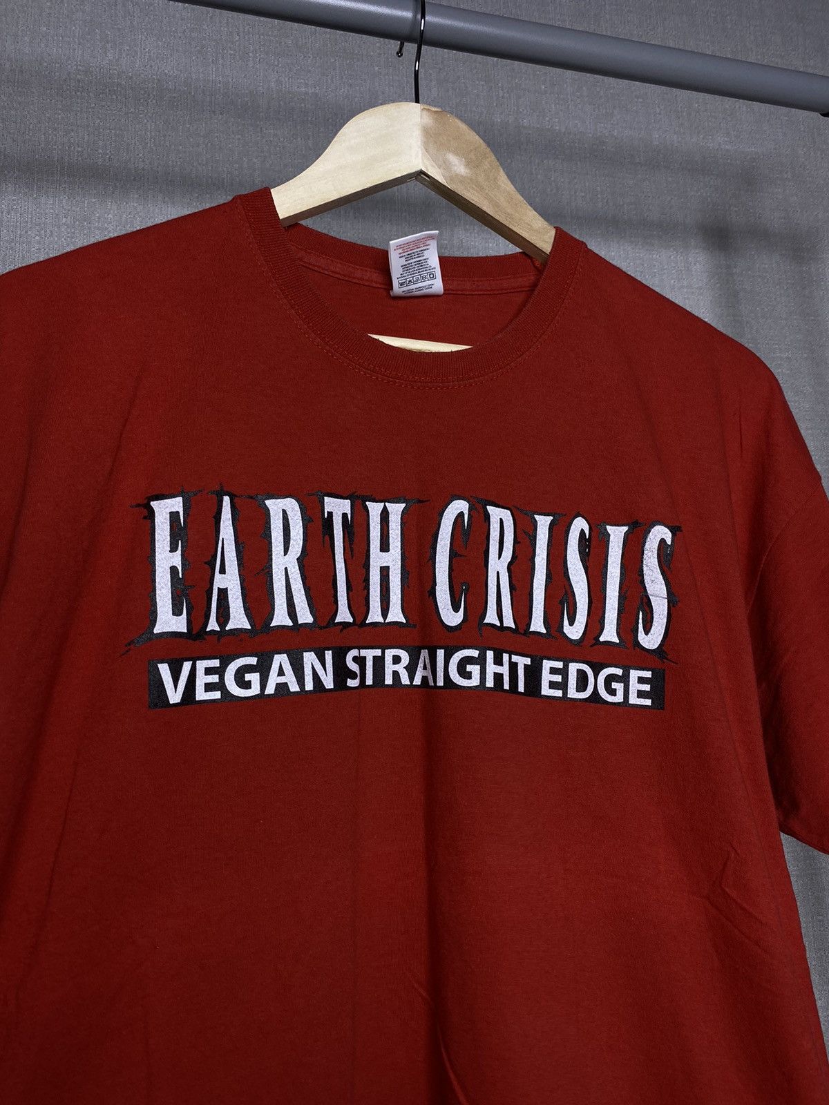 Band Tees × Vintage Vintage Earth Crisis 90s T Shirt Tee Size XL Vegan SXE Size US XL / EU 56 / 4 - 3 Thumbnail