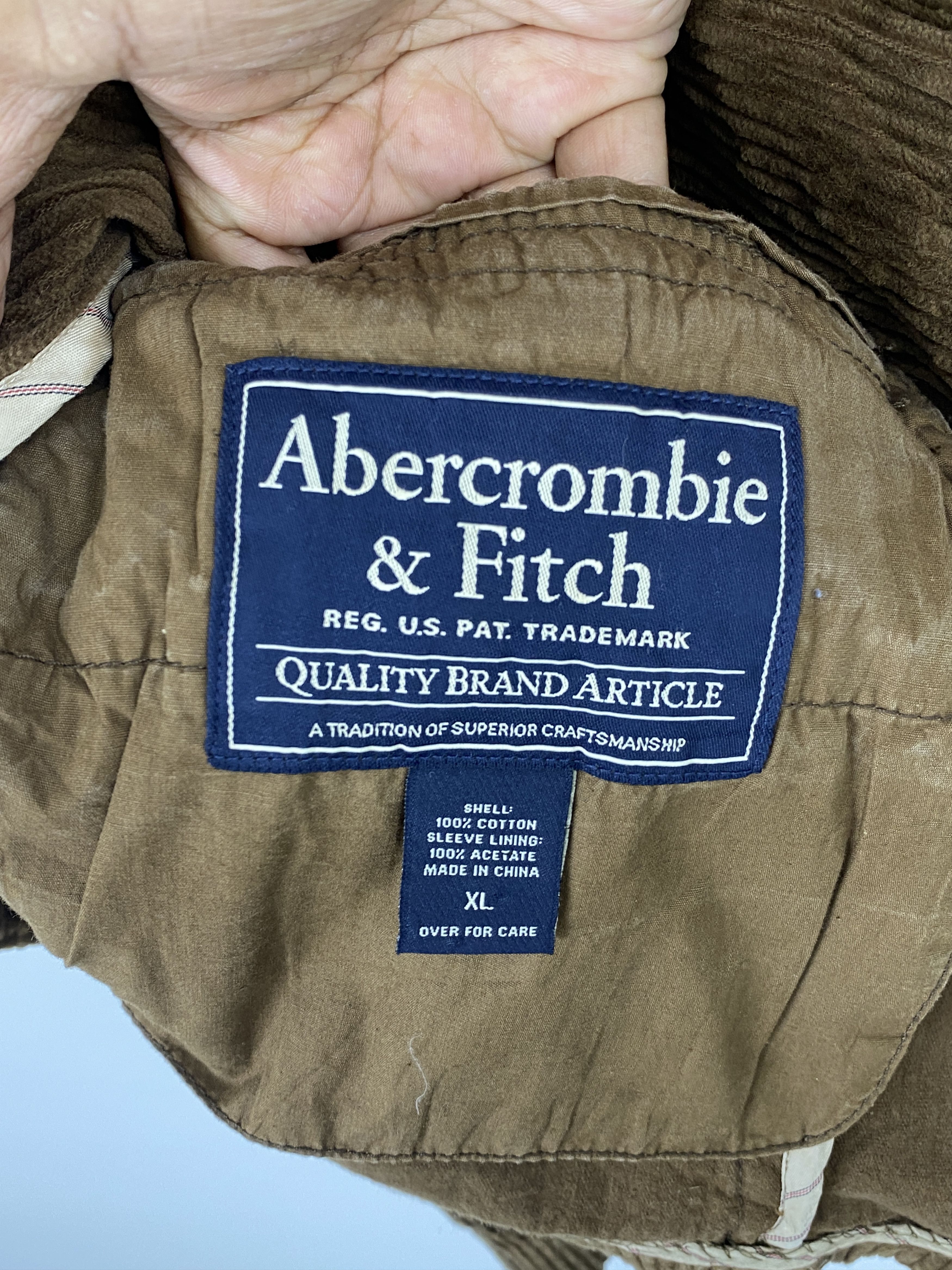 Abercrombie & Fitch Vintage Abercrombie & Fitch Corduroy Jacket J2023 Size US XL / EU 56 / 4 - 5 Thumbnail