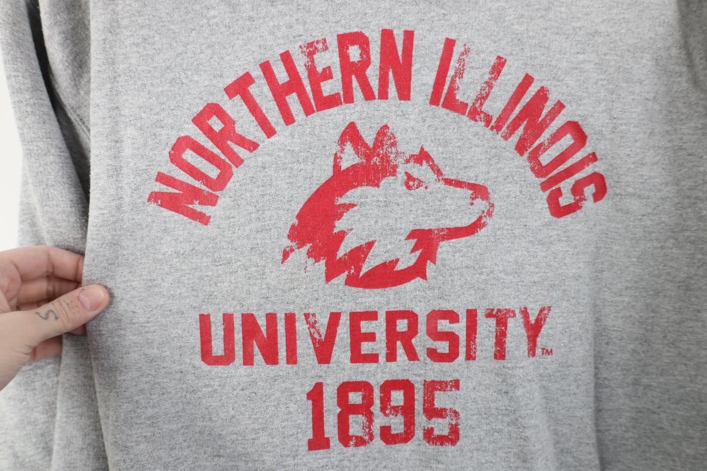 Vintage Vintage 90s Y2K Northern University Hoodie Sweatshirt Size US S / EU 44-46 / 1 - 4 Thumbnail