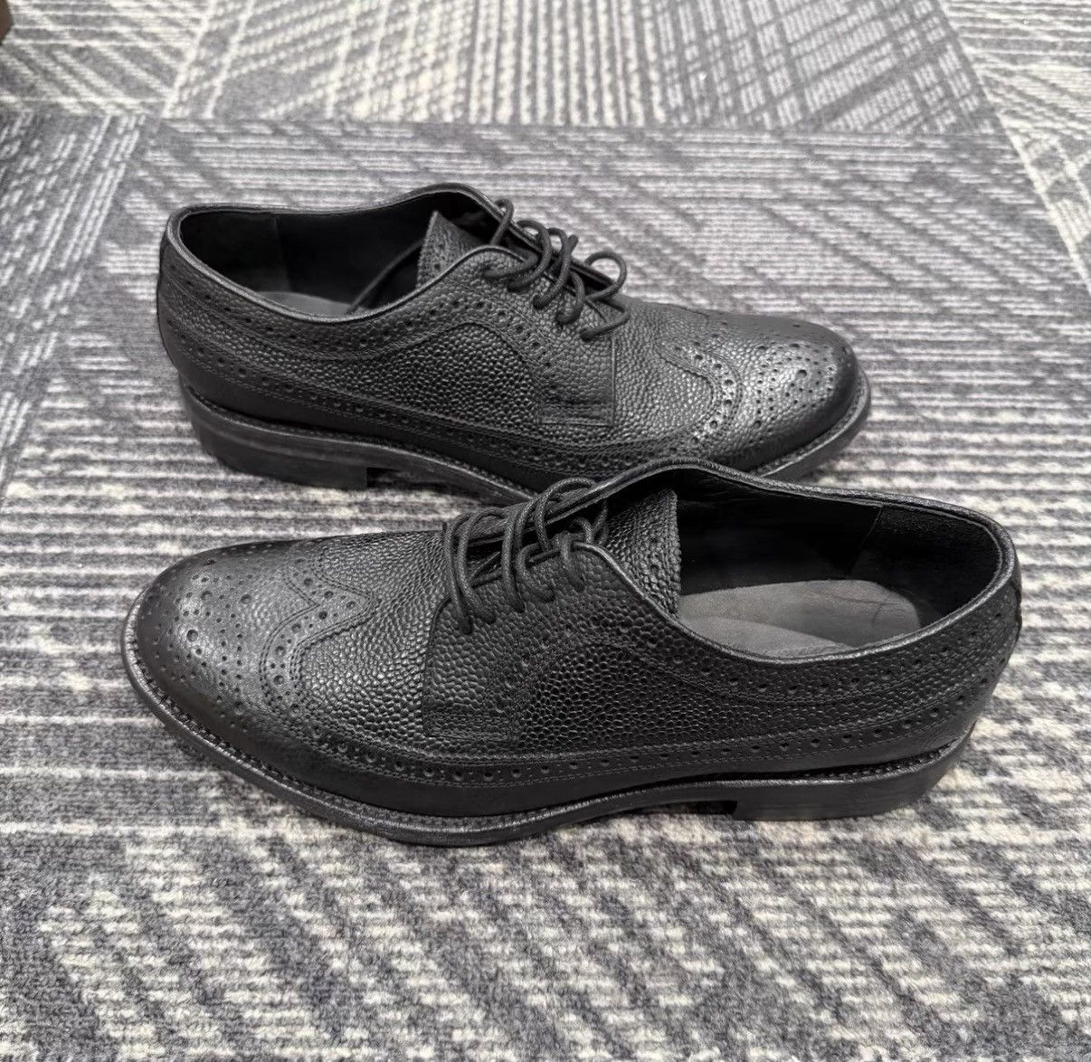 Burberry Burberry Brogue Oxford Casual Leather Shoes J42 Size US 8 / EU 41 - 4 Thumbnail