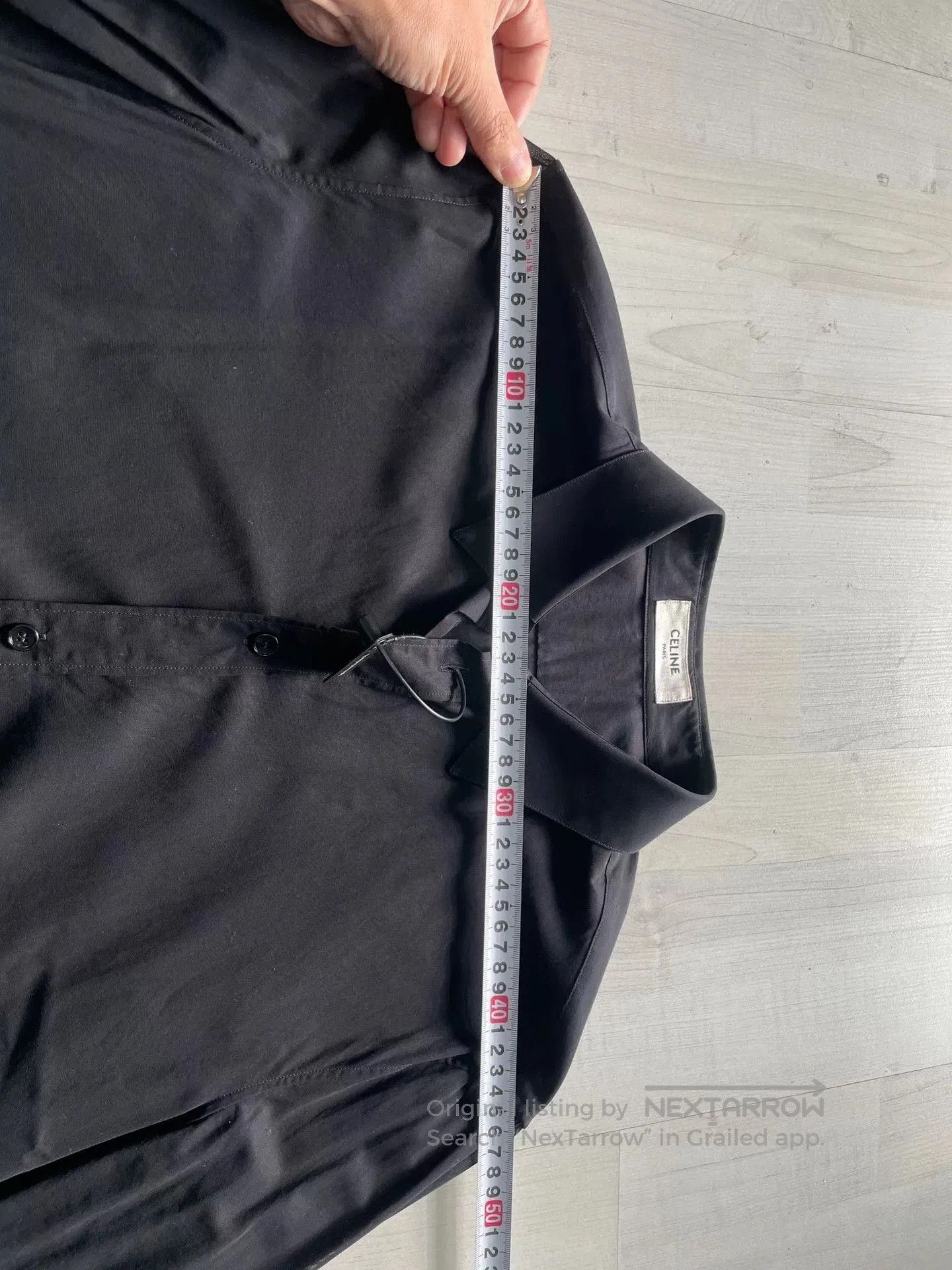 Hedi Slimane CELINE Hedi Slimane Black Shirt 41. Size US M / EU 48-50 / 2 - 2 Thumbnail