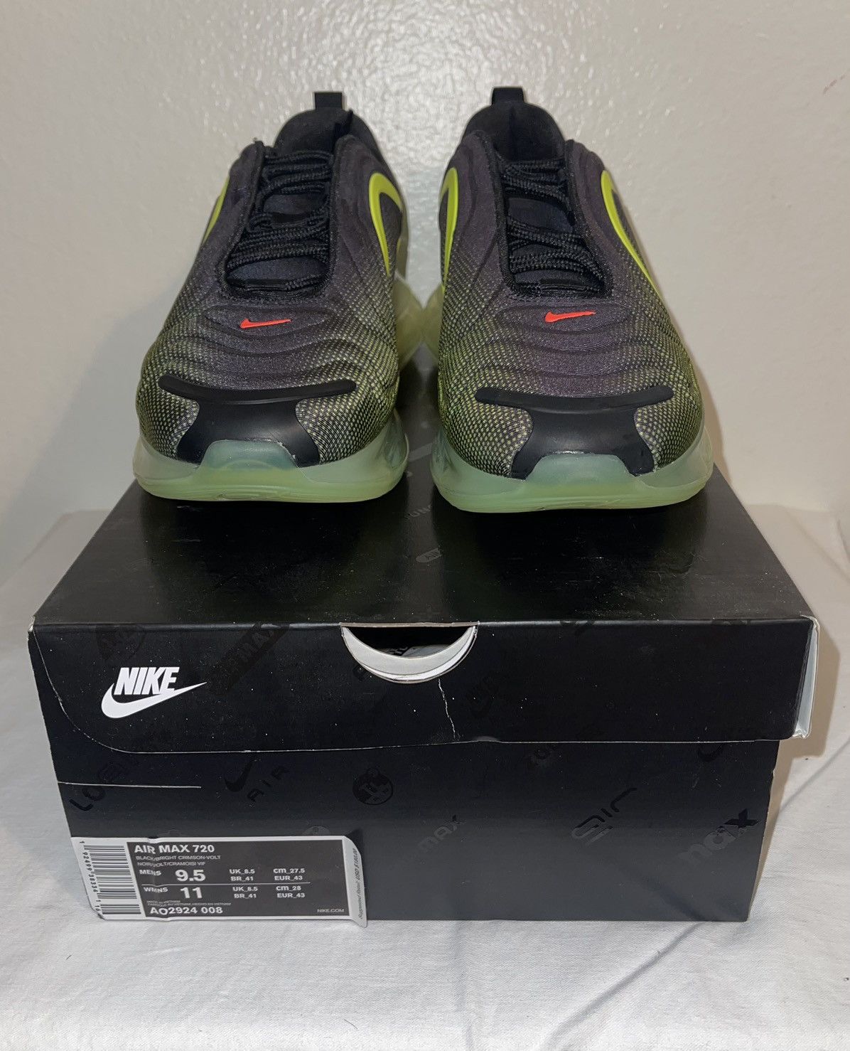 Nike Nike Air Max 720 - Retro Future - Sz 9.5 - New DS Size US 9.5 / EU 42-43 - 3 Thumbnail