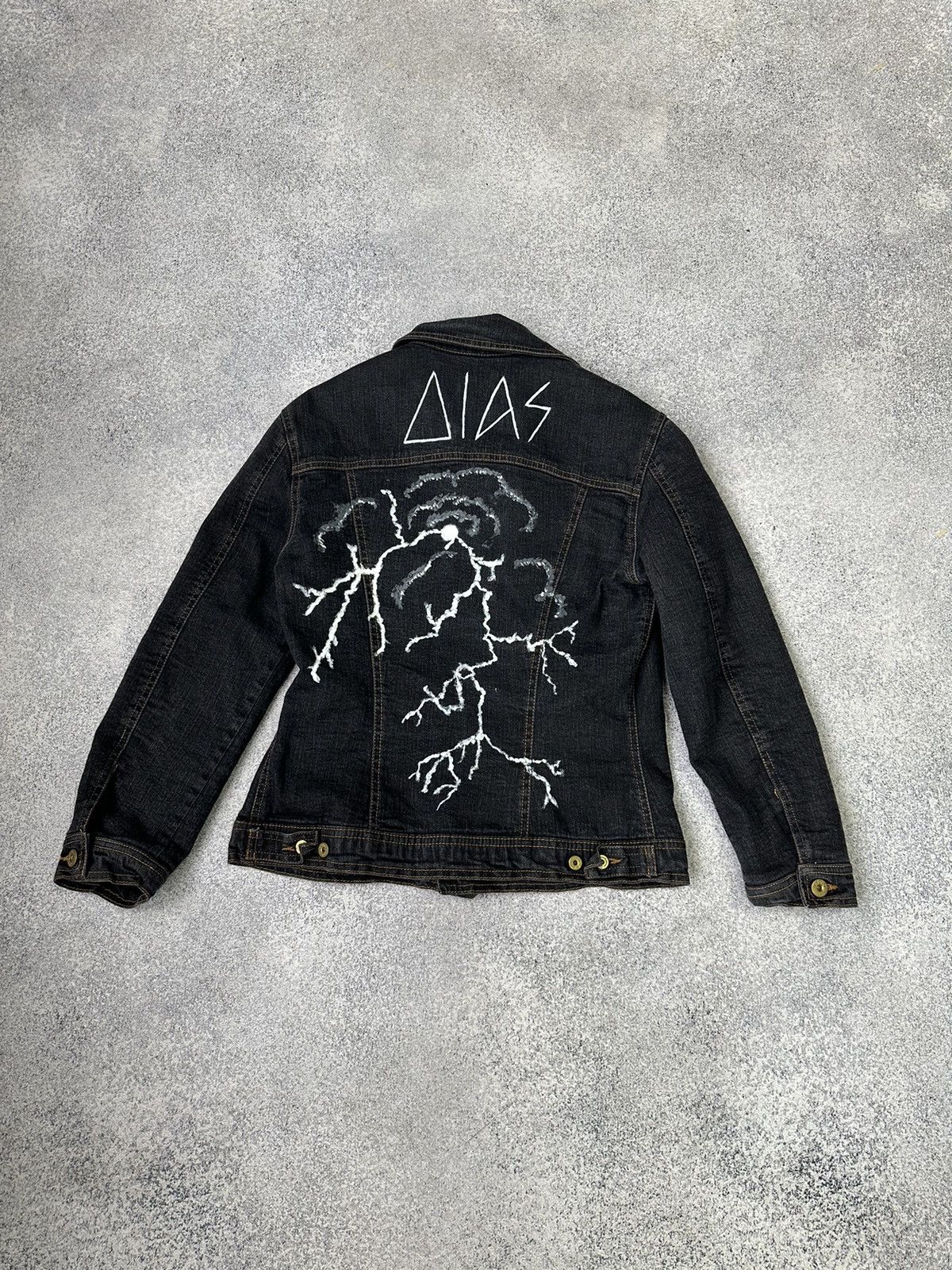 Dolce & Gabbana × Vintage Vintage Dolce&Gabbana HandPrinted Woman Denim Jacket Size S / US 4 / IT 40 - 1 Thumbnail