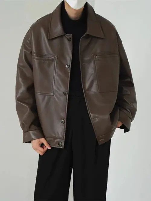 Vintage Madoka x Maya Korean fashion retro faux leather jacket Size US XL / EU 56 / 4 - 2 Thumbnail