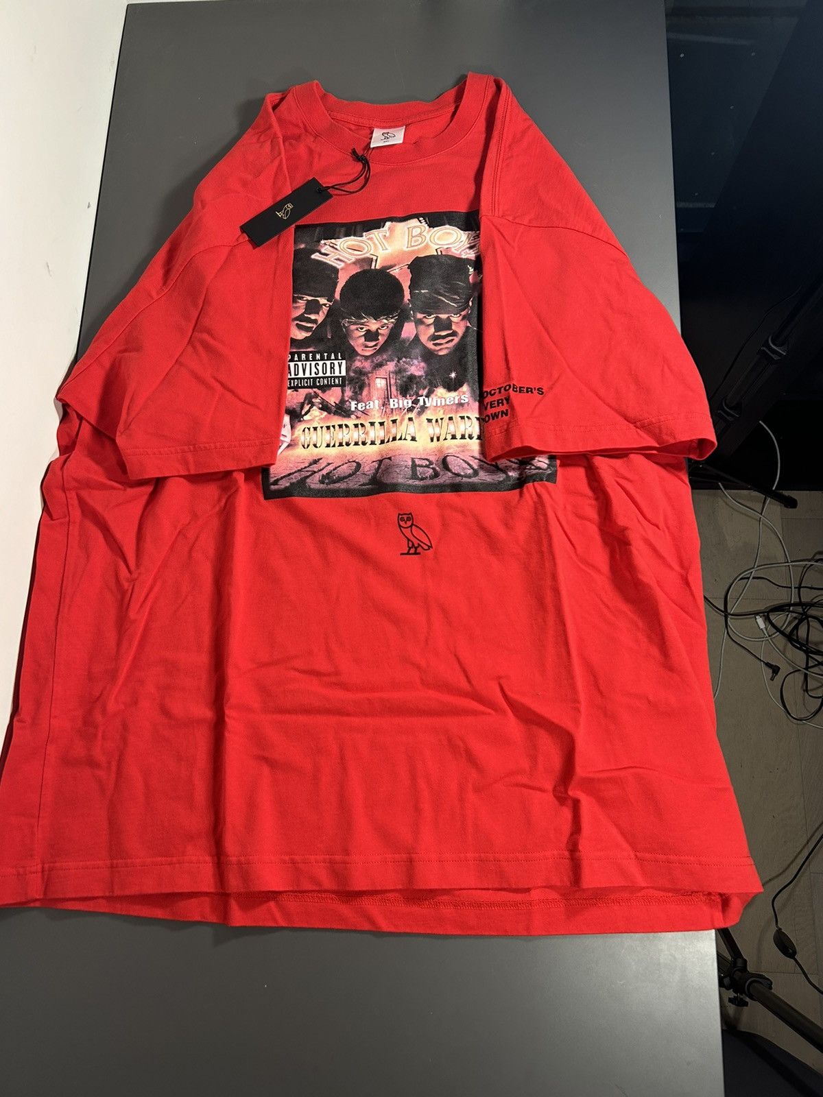 image of Octobers Very Own Octobersveryown Tshirt in Red, Men's (Size 2XL)