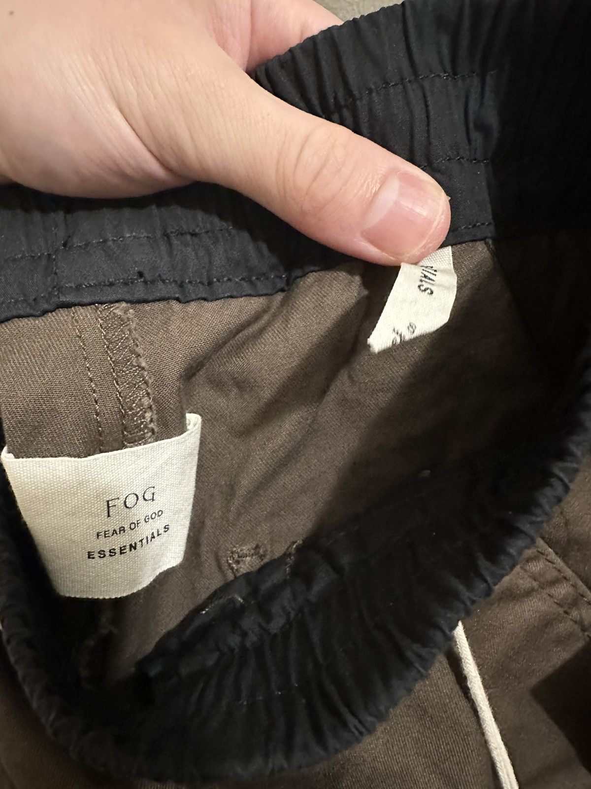 FOG Essentials Drawstring Trouser Zipper Pants Fear Of God Size US 29 - 4 Thumbnail