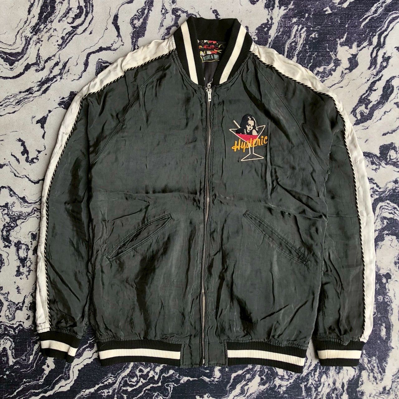 Hysteric Glamour Vintage Y2K Hysteric Glamour Reversible Graphic Bomber Size US M / EU 48-50 / 2 - 3 Thumbnail