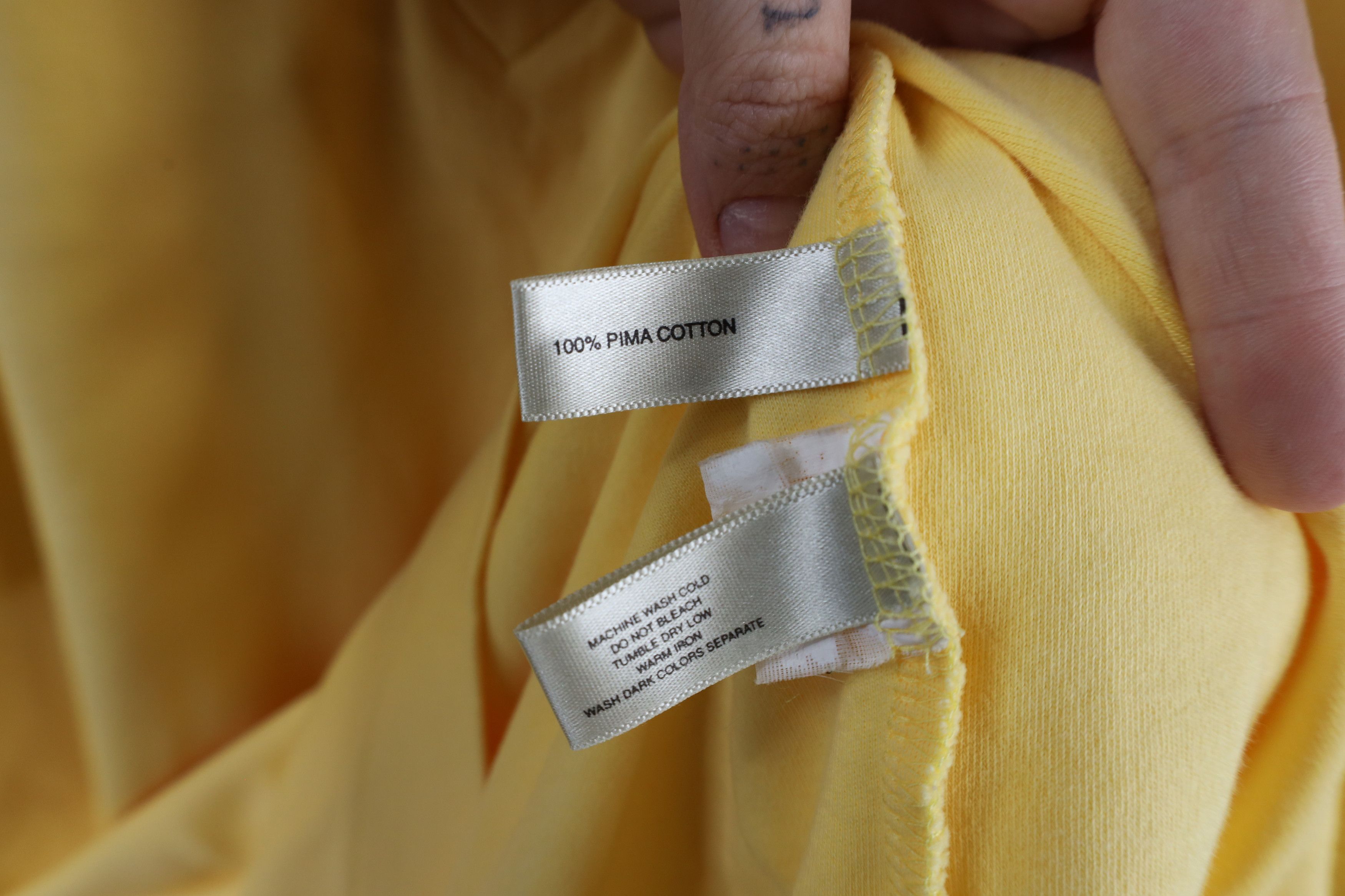 Vintage Vintage 90s Dame University Collared Golf Polo Shirt Yellow Size US XXL / EU 58 / 5 - 7 Thumbnail