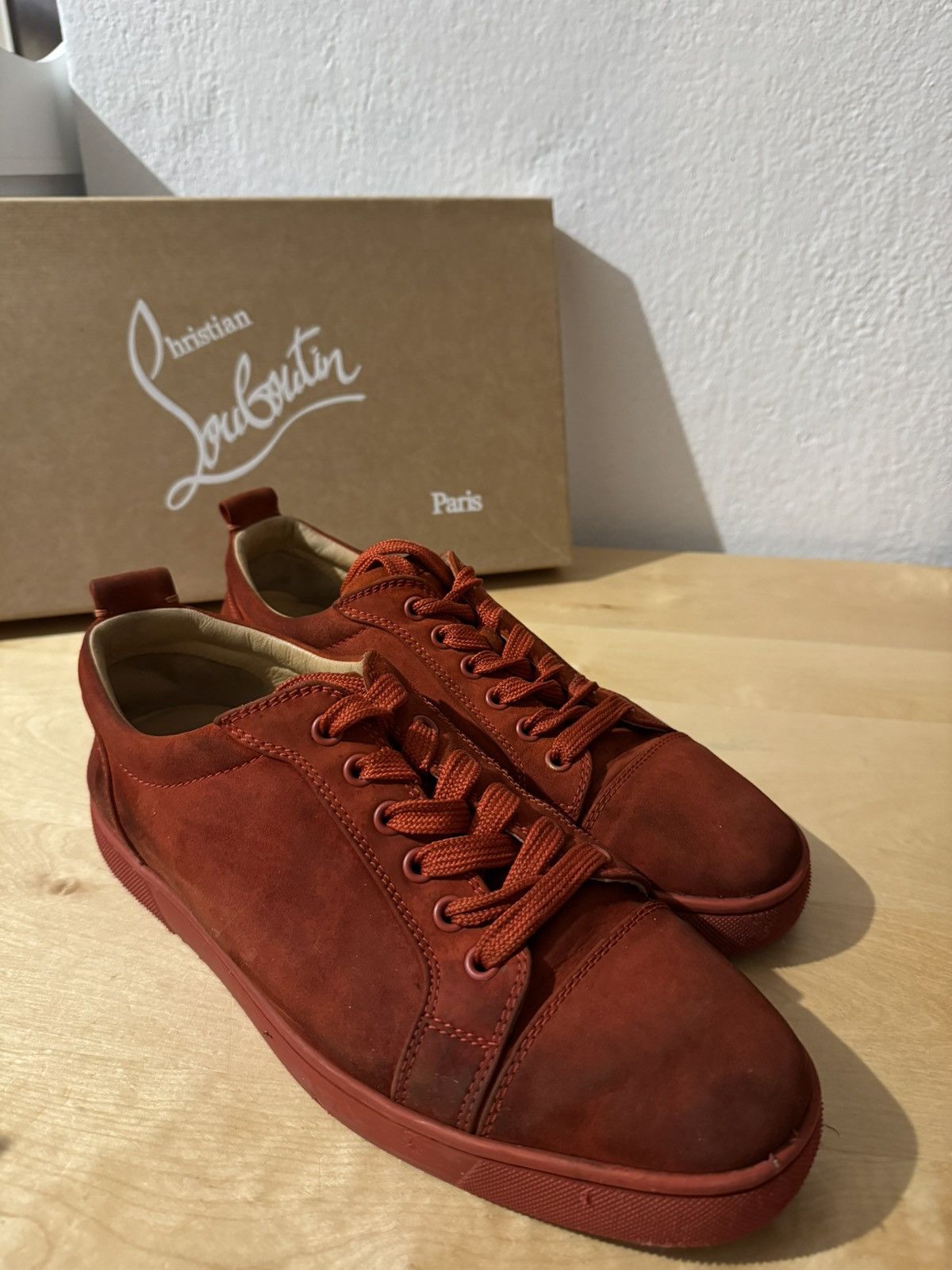 Christian Louboutin Christian Louboutin Fun Louis Junior ‘Red’ Size US 8 / EU 41 - 4 Thumbnail