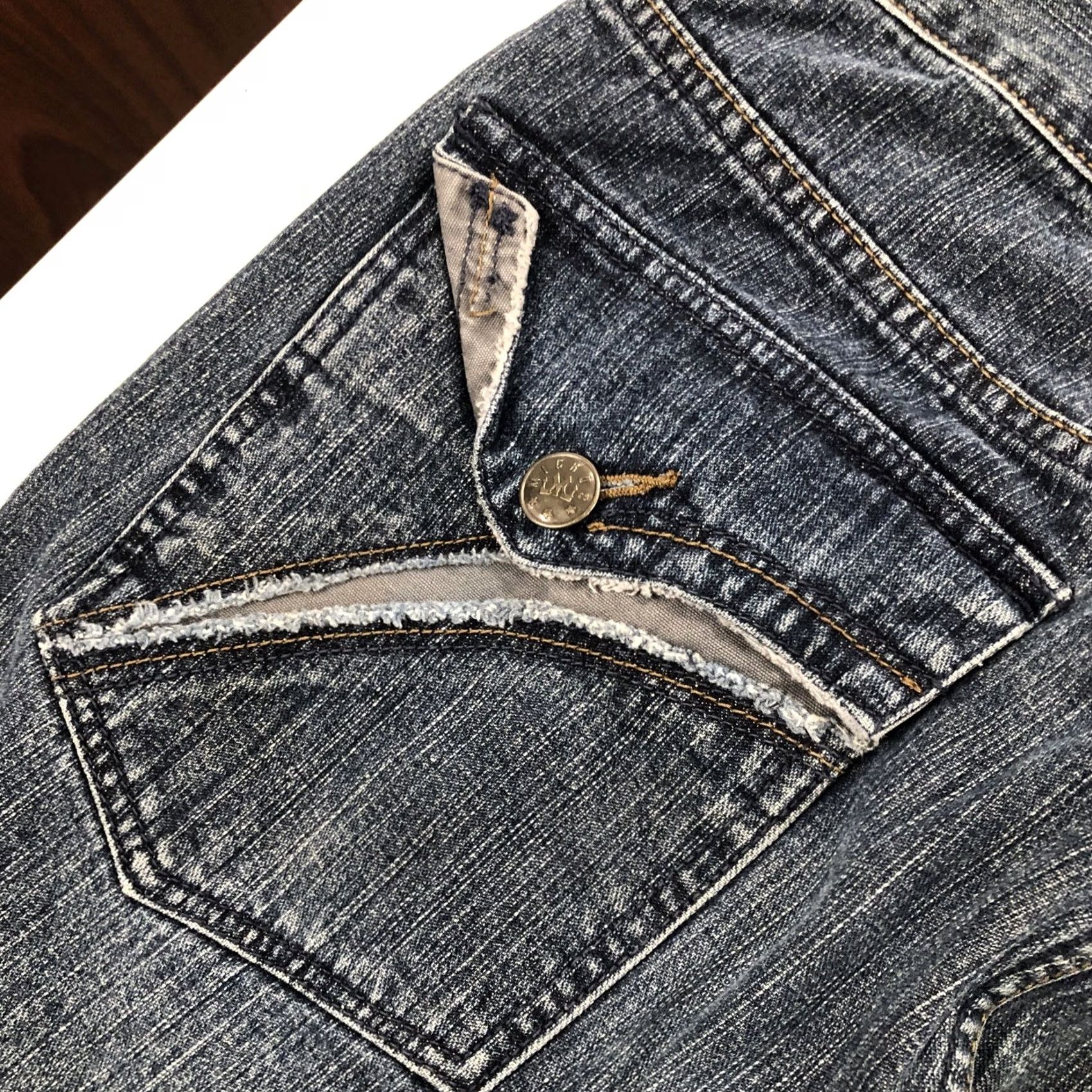 Vintage MICROS Jeans Shirt? lol Size US 33 - 4 Thumbnail