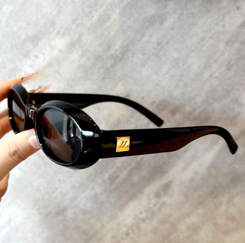 Vintage Vintage Luxury Cat-Eye Oval Streamline Aviation Sunglasses Size ONE SIZE - 2 Thumbnail