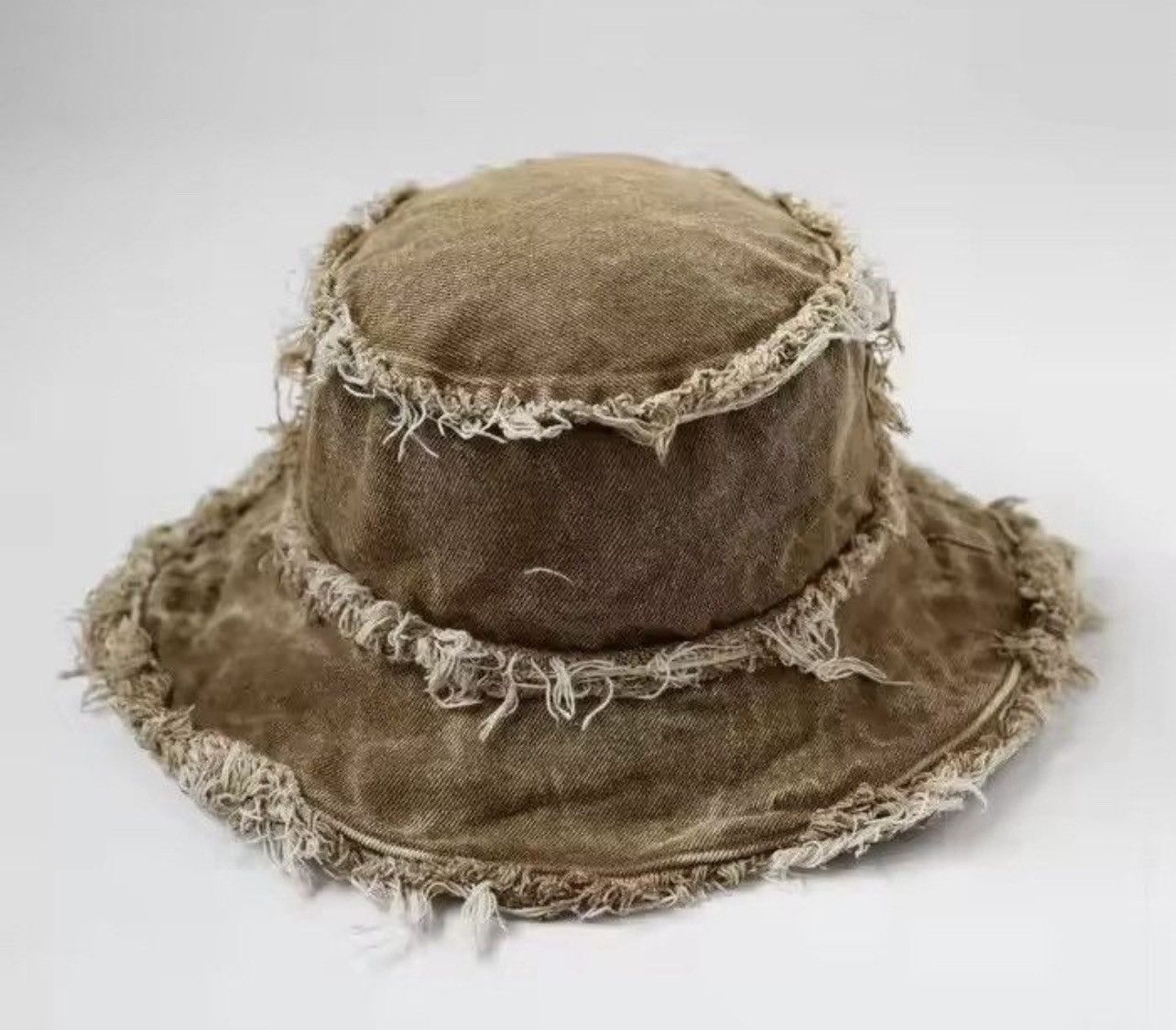 Japanese Brand Utility grunge washed distressed raw bucket hat Size ONE SIZE - 3 Thumbnail