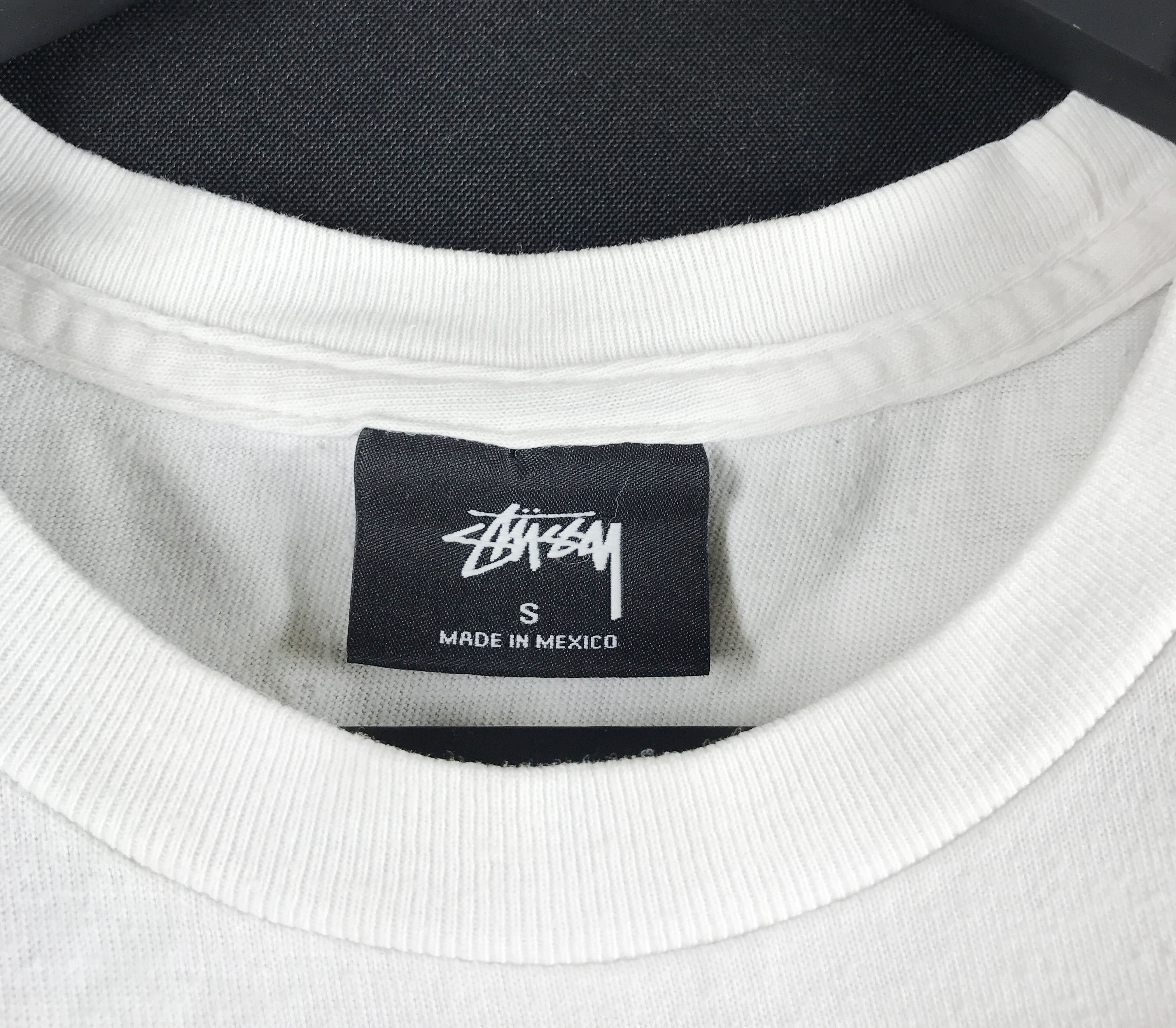 Stussy × Vintage VTG Stussy Long Sleeve White T-Shirt Hate and Love Size S Size US S / EU 44-46 / 1 - 5 Thumbnail