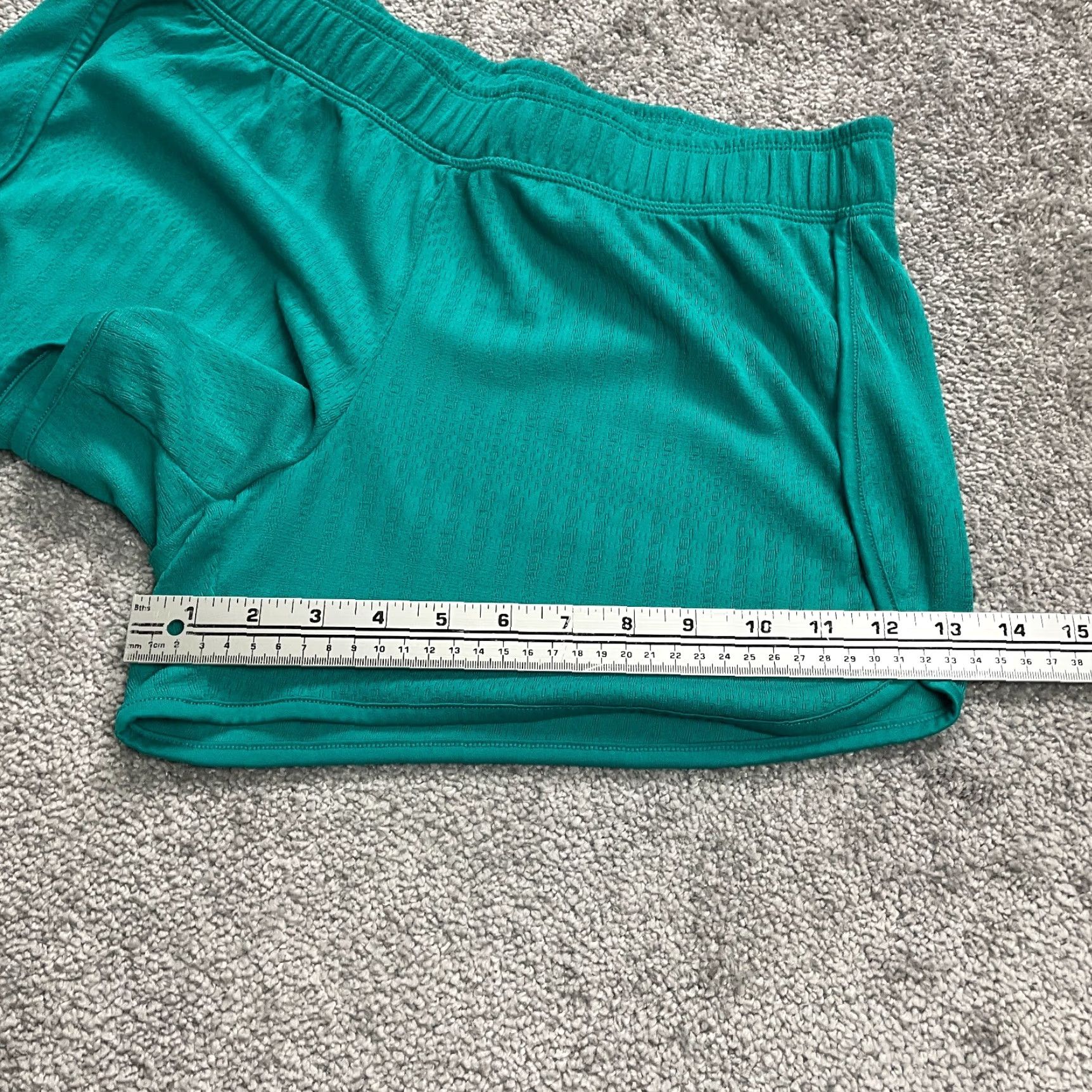 Athletic Works Athletic Works Active Shorts Womens Medium Green Elastic Waist Running Gym 32x4 Size 32" / US 10 / IT 46 - 5 Thumbnail