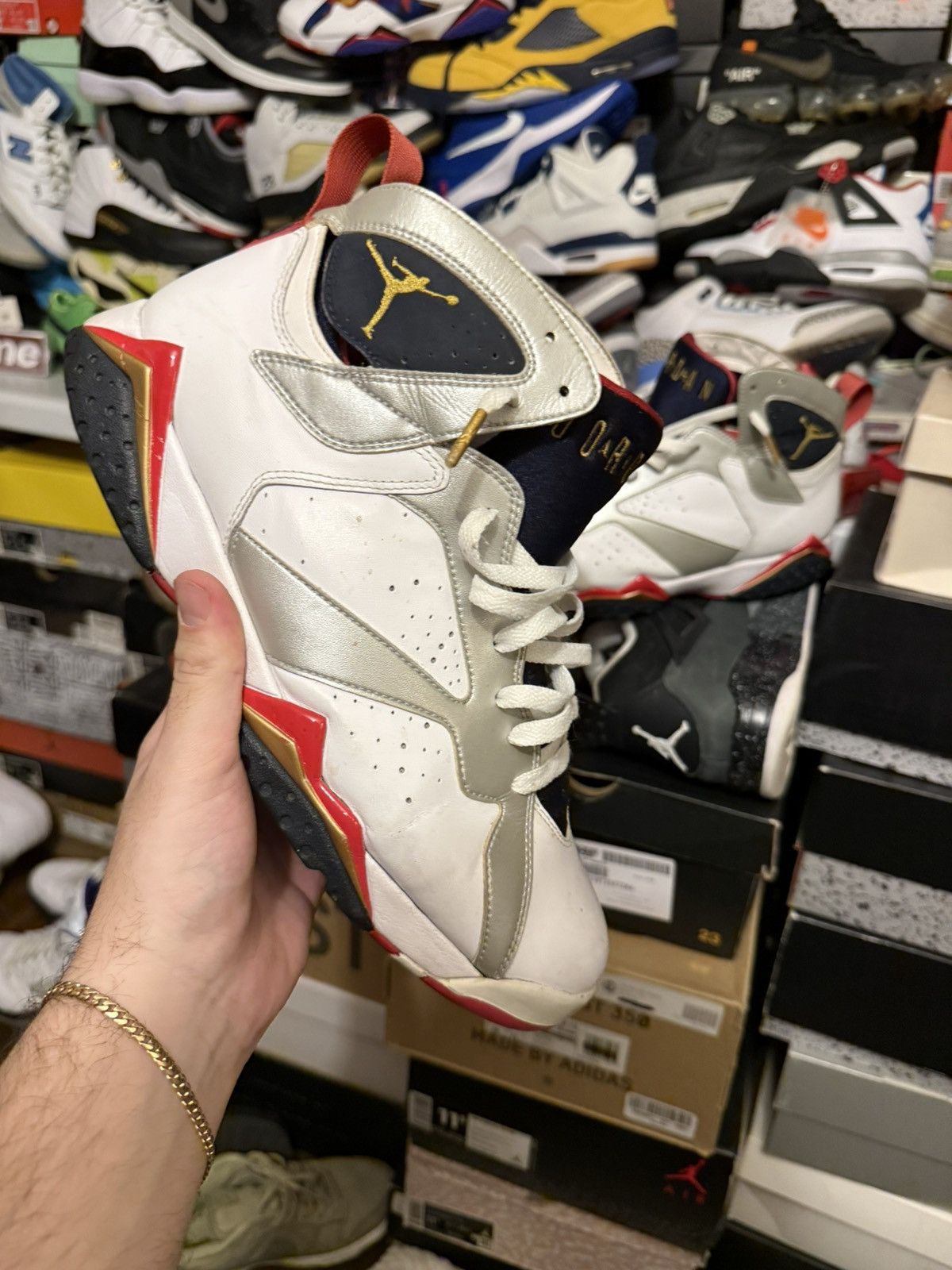 Jordan Brand Jordan retro 7 olympic cooked sz 12 Size US 12 / EU 45 - 1 Thumbnail