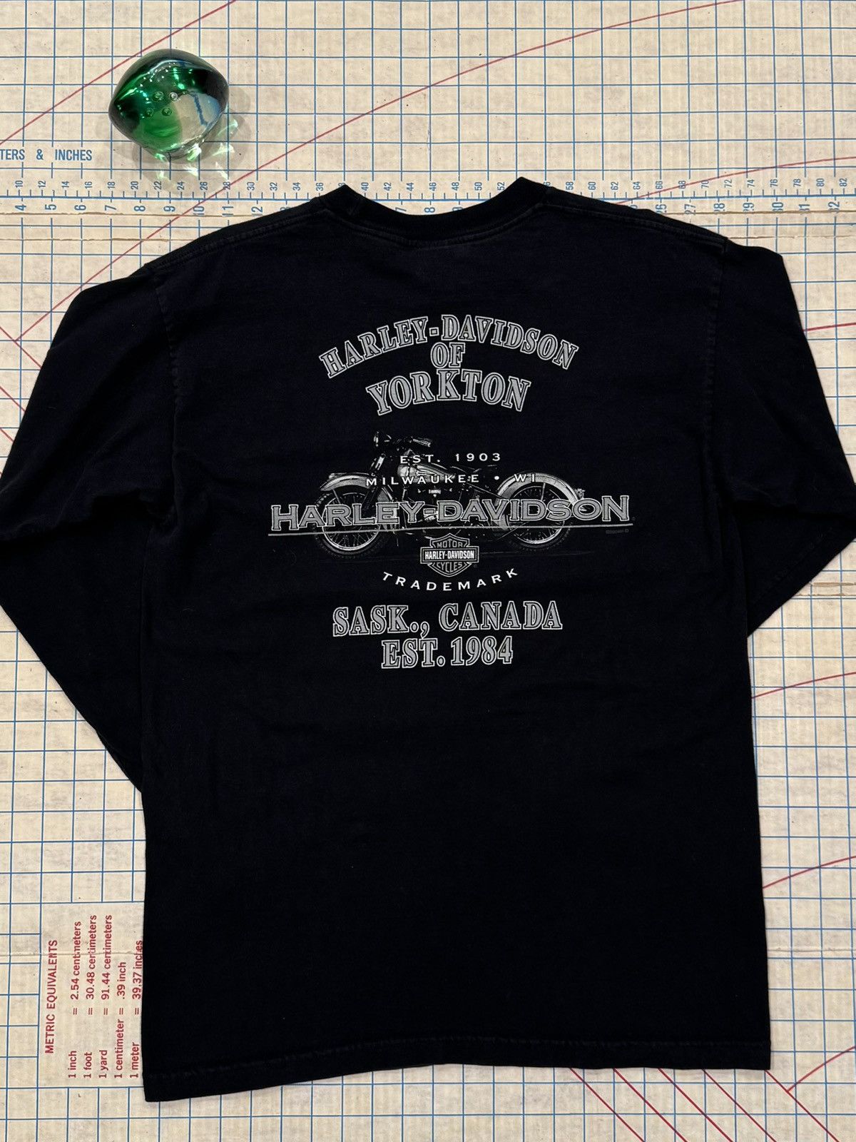 Harley Davidson Harley Davidson Live To Ride Flame Long Sleeve With Flaw Lrg Size US L / EU 52-54 / 3 - 13 Thumbnail