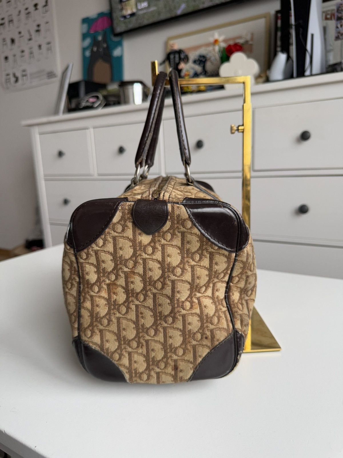 Designer × Dior × Vintage Vintage 90s Dior monogram bowling bag old money designer y2k Size ONE SIZE - 10 Thumbnail
