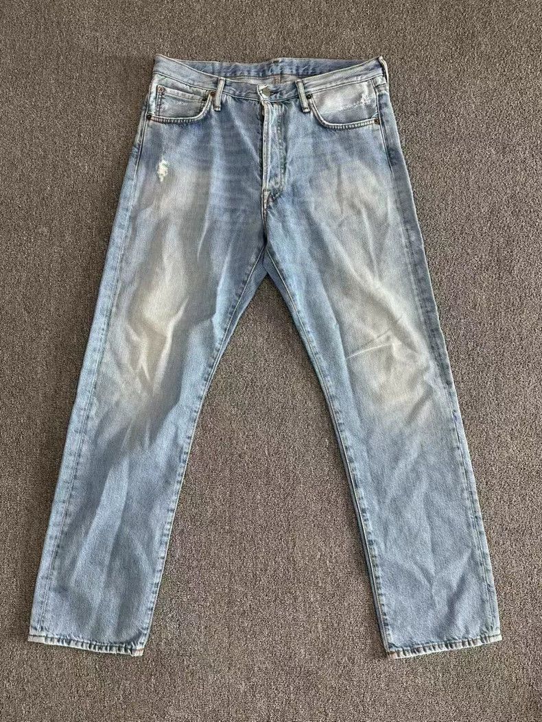 Acne Studios Acne Studios blue straight-leg jeans Size US 33 - 1 Thumbnail
