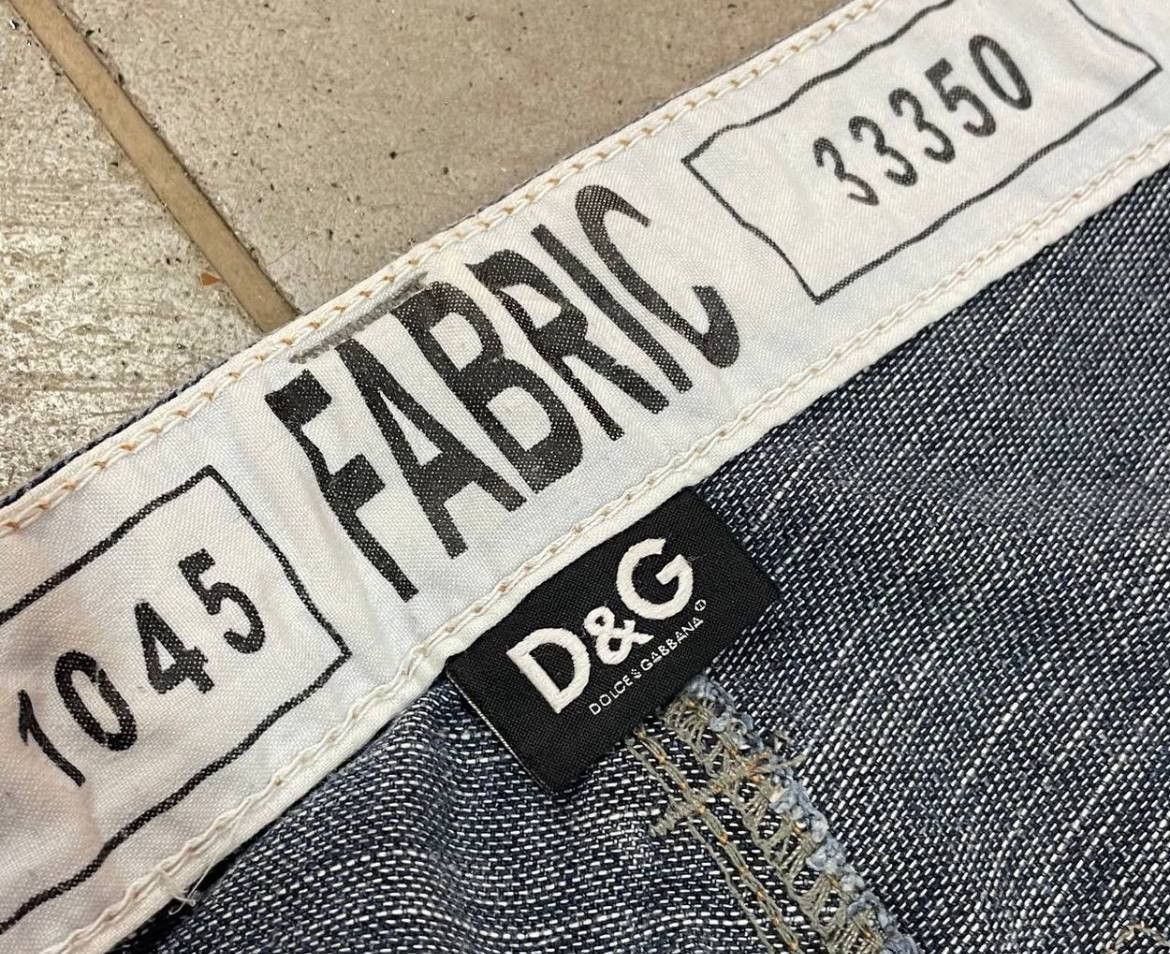 Dolce & Gabbana Vintage Dolce Gabbana Jeans Leather Patch Denim Pants Size US 32 / EU 48 - 7 Thumbnail