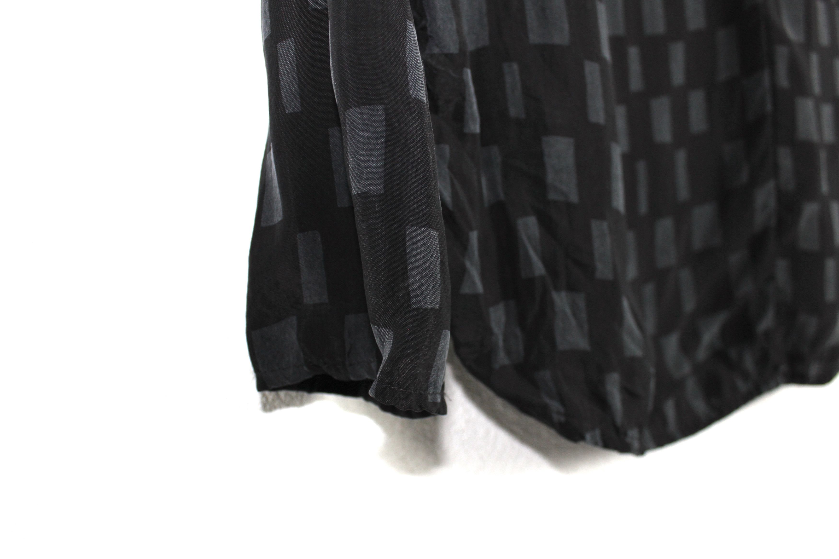 Designer × Marimekko Marimekko Black Geometric Printed Blouse 36 Size XS / US 0-2 / IT 36-38 - 6 Thumbnail