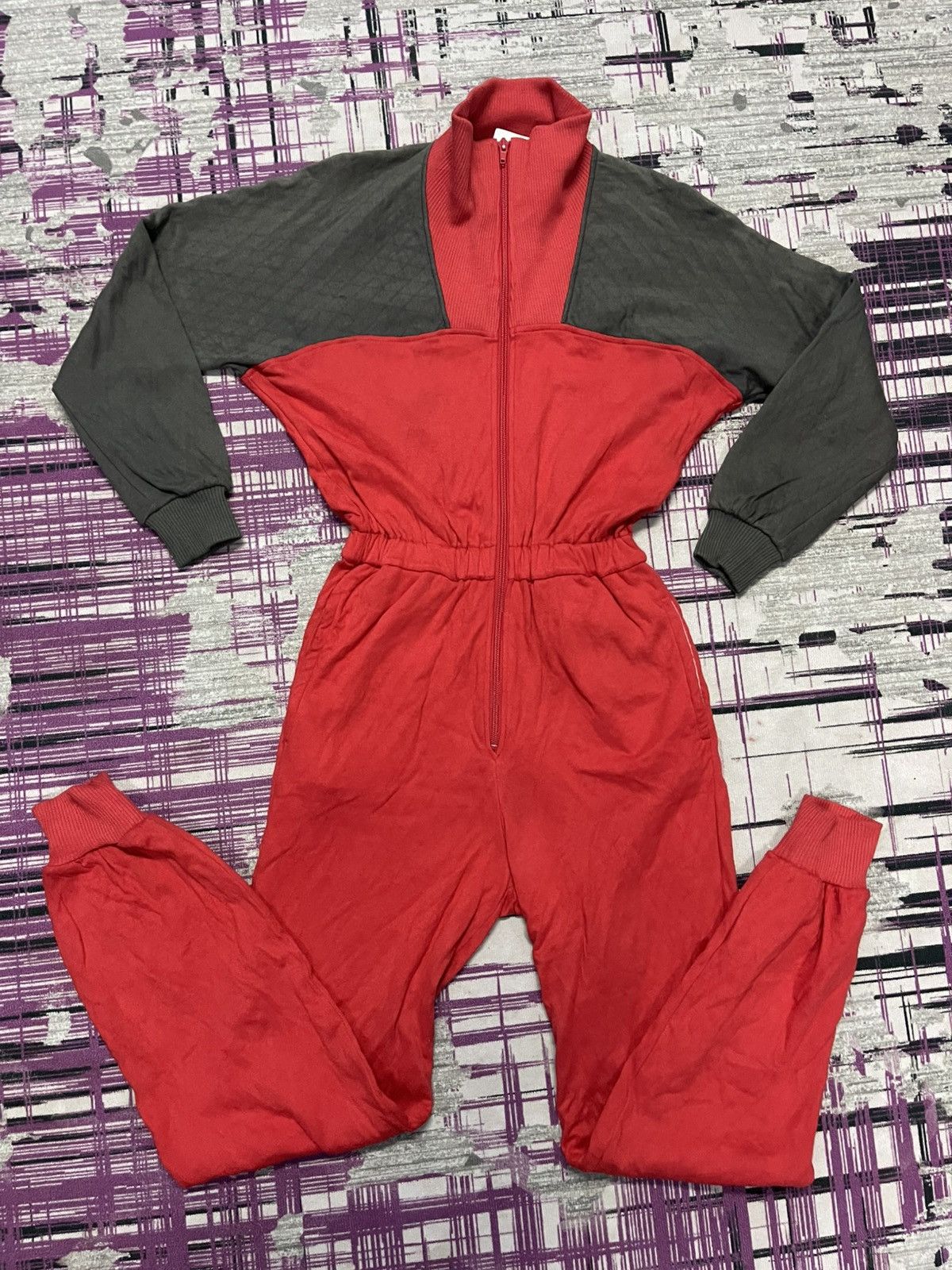 Moncler SKI WEAR MONCLER BY ASICS OVERALLS JUMPSUITS VERY RARE Size US 28 / EU 44 - 1 Thumbnail