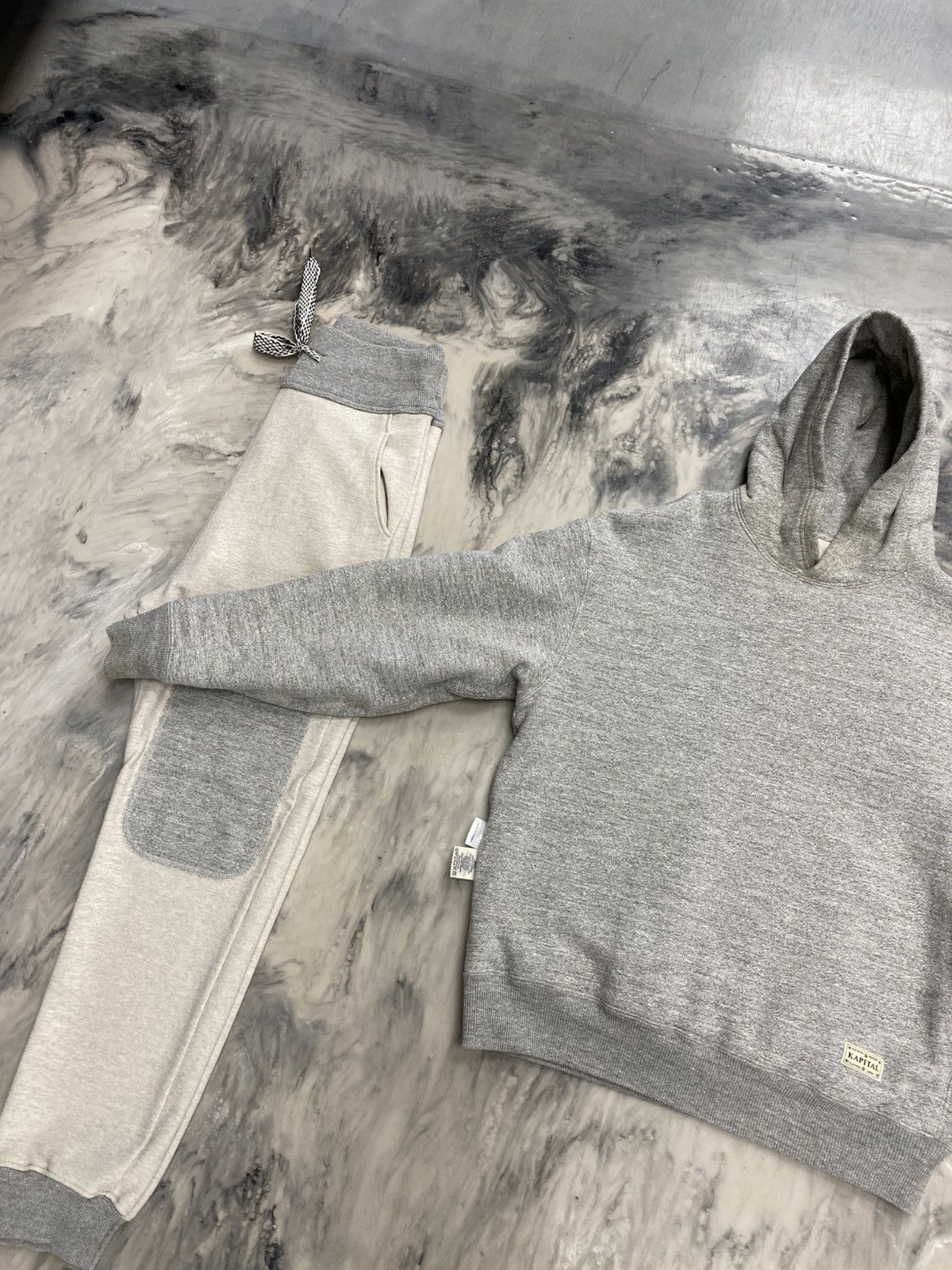 Kapital Kapital smiley fleece hoodie grey medium authentic Size US S / EU 44-46 / 1 - 16 Thumbnail