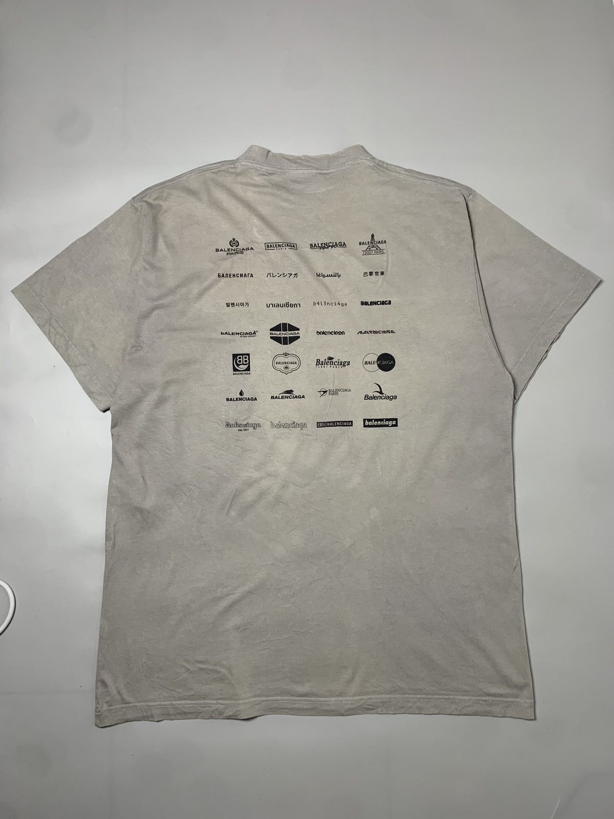 Balenciaga Balenciaga Archives Logo Shirt Size US L / EU 52-54 / 3 - 11 Thumbnail