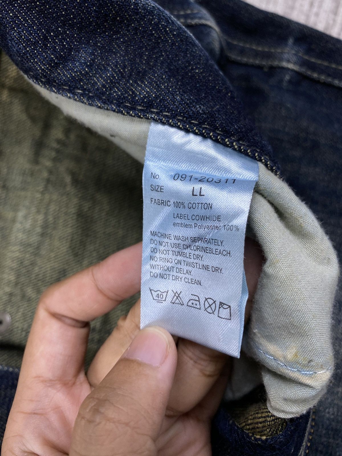 Japanese Brand × Vintage × semanticdesign Vintage Semantic Design Denim Jeans Size US 34 / EU 50 - 15 Thumbnail