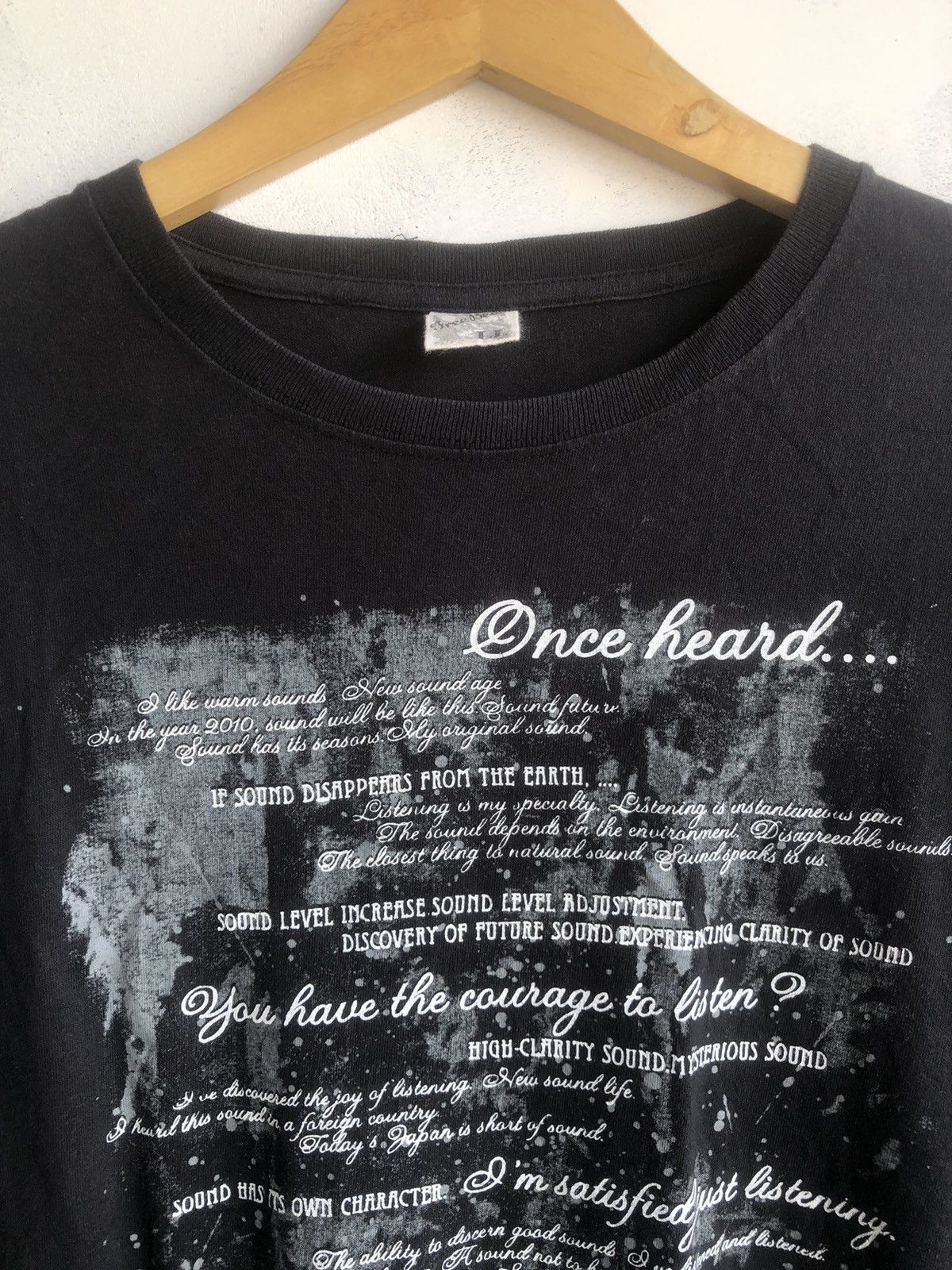 Hysteric Glamour Japanese Gothic Poem LongSleeve Punk LGB Style Size US L / EU 52-54 / 3 - 5 Thumbnail