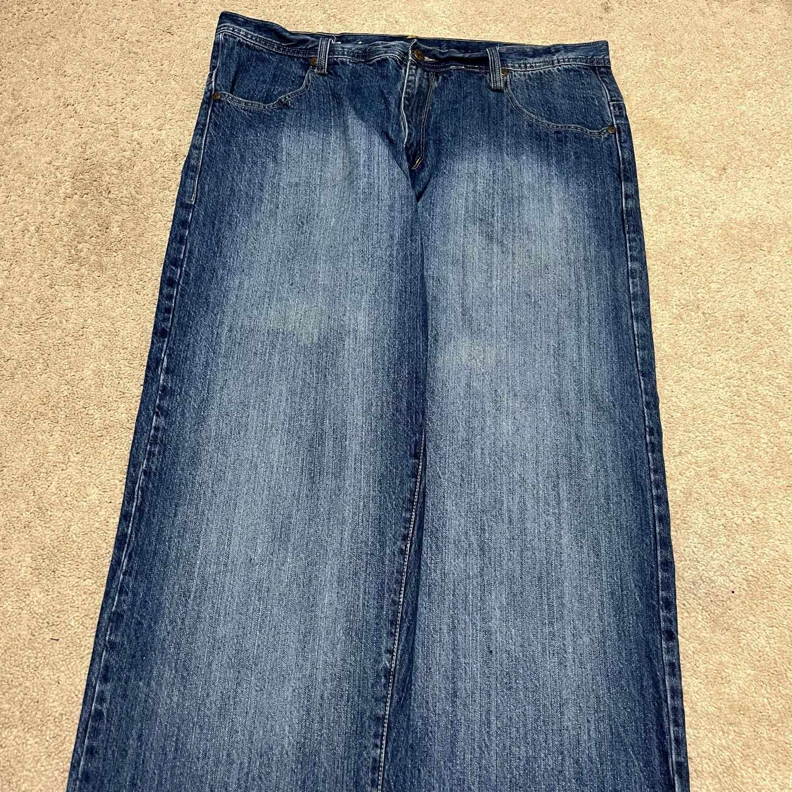 Other Exsto Y2K Baggy Skater Acid Washed Faded Blue Jeans 38Wx34L Size US 40 / EU 56 - 4 Thumbnail