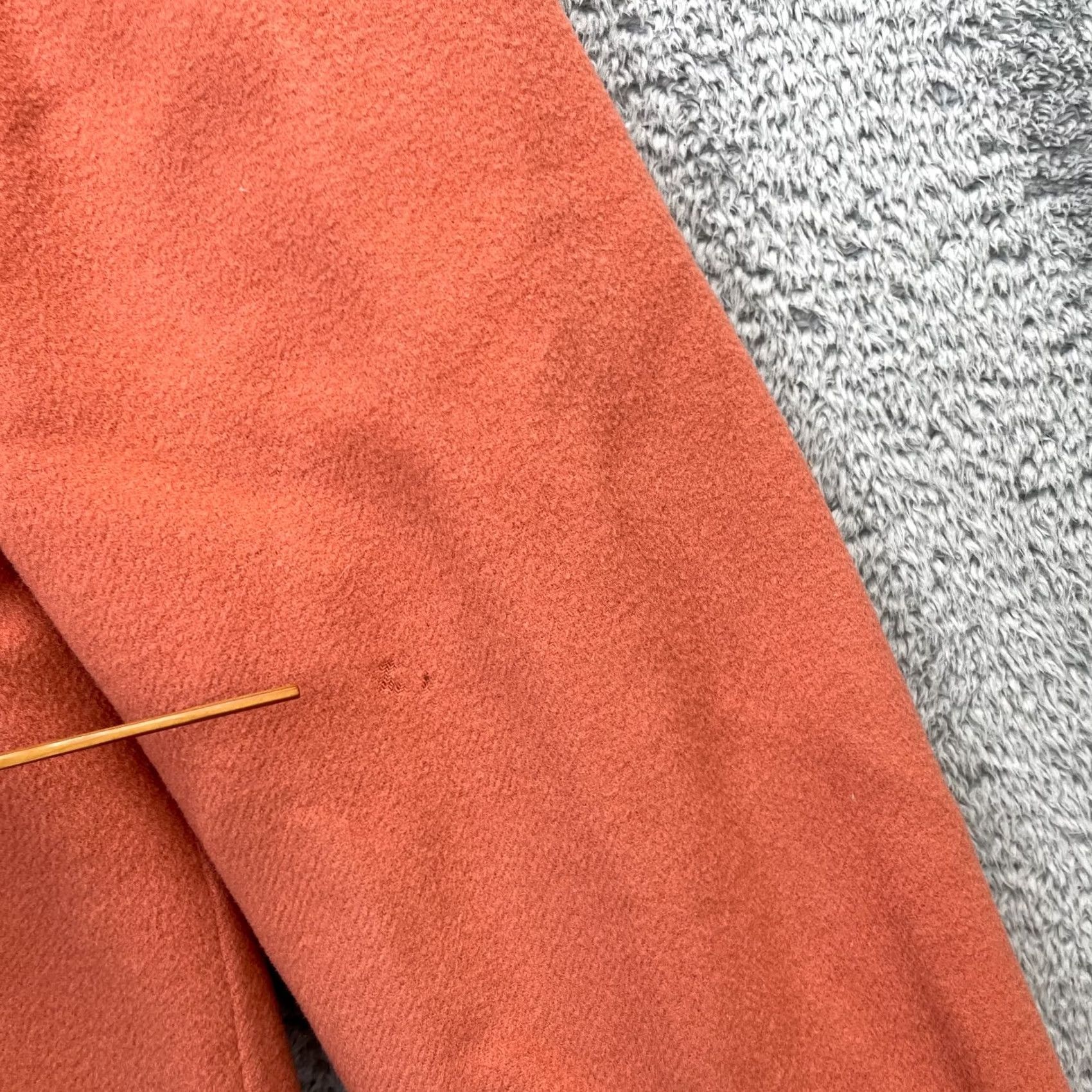 Ellen Tracy Ellen Tracy Jacket Womens L Orange Linda Allard Coat Wool Button Front Size L / US 10 / IT 46 - 6 Thumbnail