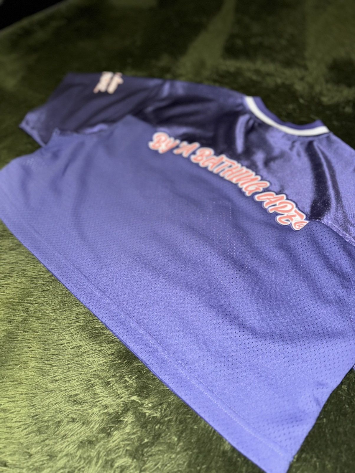 Aape AAPE by BAPE Appliqué Cropped Football Jersey – Purple Size XS / US 0-2 / IT 36-38 - 9 Thumbnail
