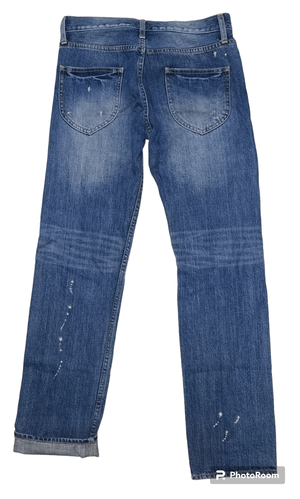 Japanese Brand × LOWRYS FARM LOWRYS FARM SELVEDGE DISTRESS JEANS Size 31" - 5 Thumbnail