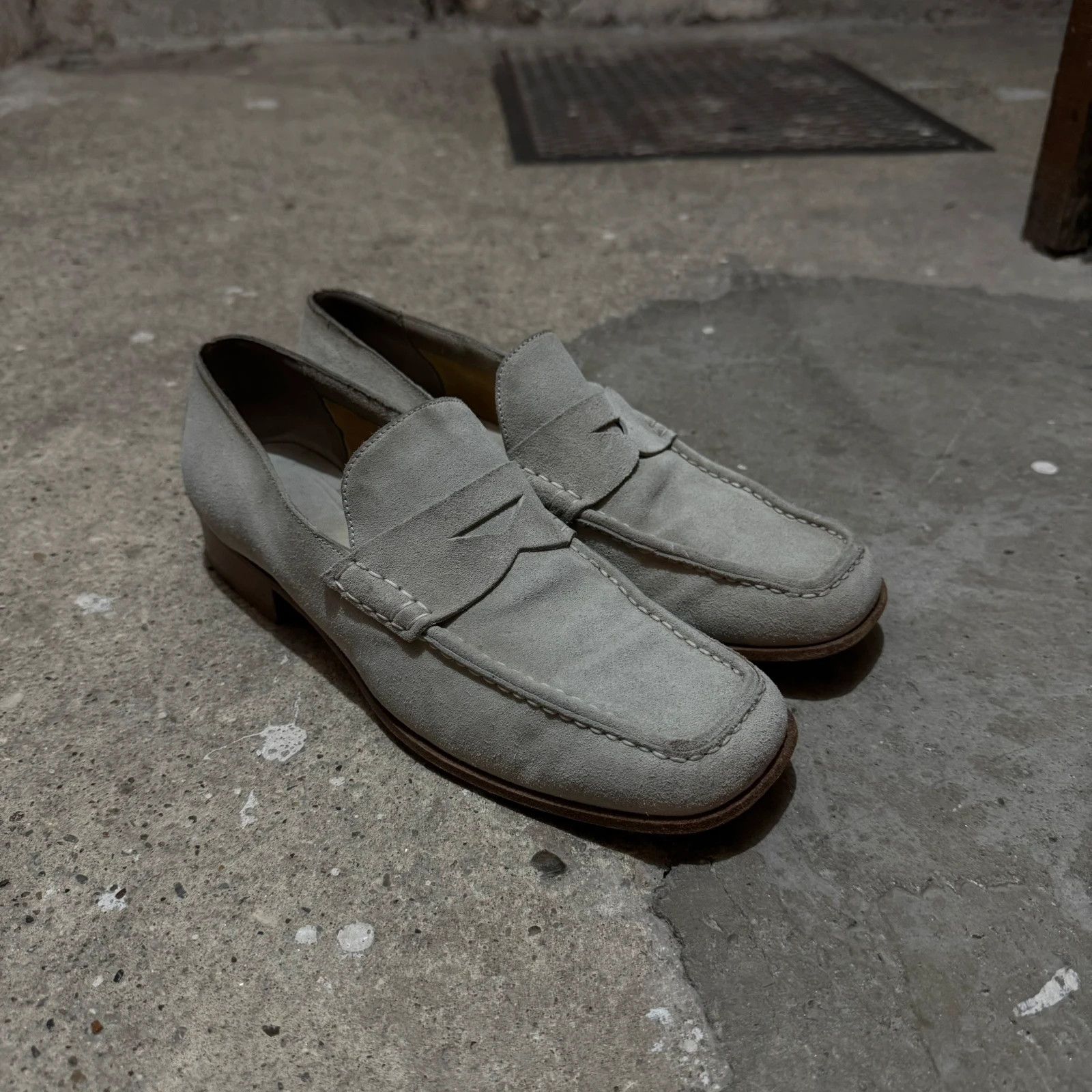 Prada Prada suede loafers Size US 8.5 / IT 38.5 - 1 Thumbnail